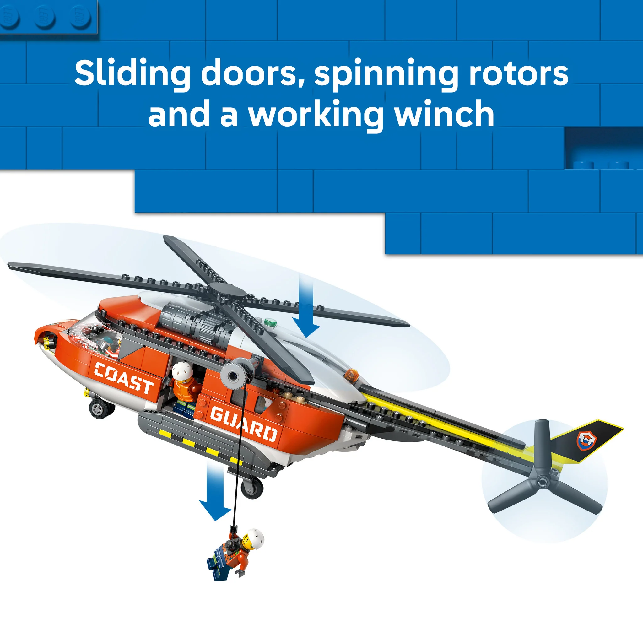 LEGO 60503 City Goast Guard Helicopter