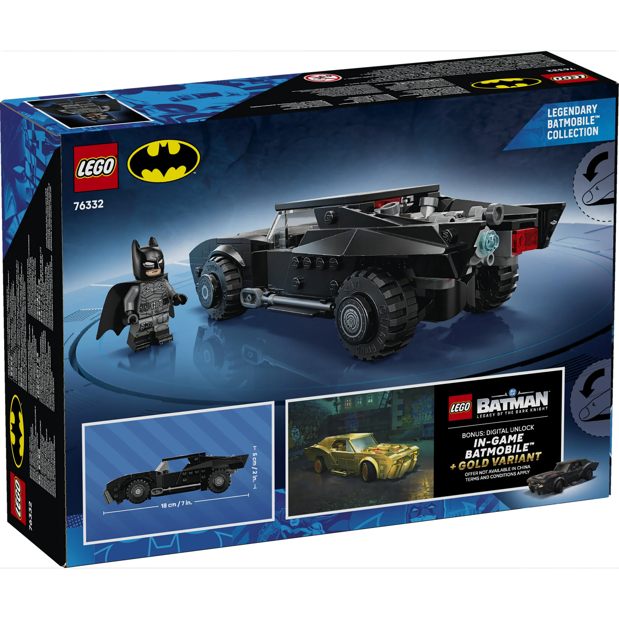 LEGO 76332 Super Heroes The Batman Batmobile