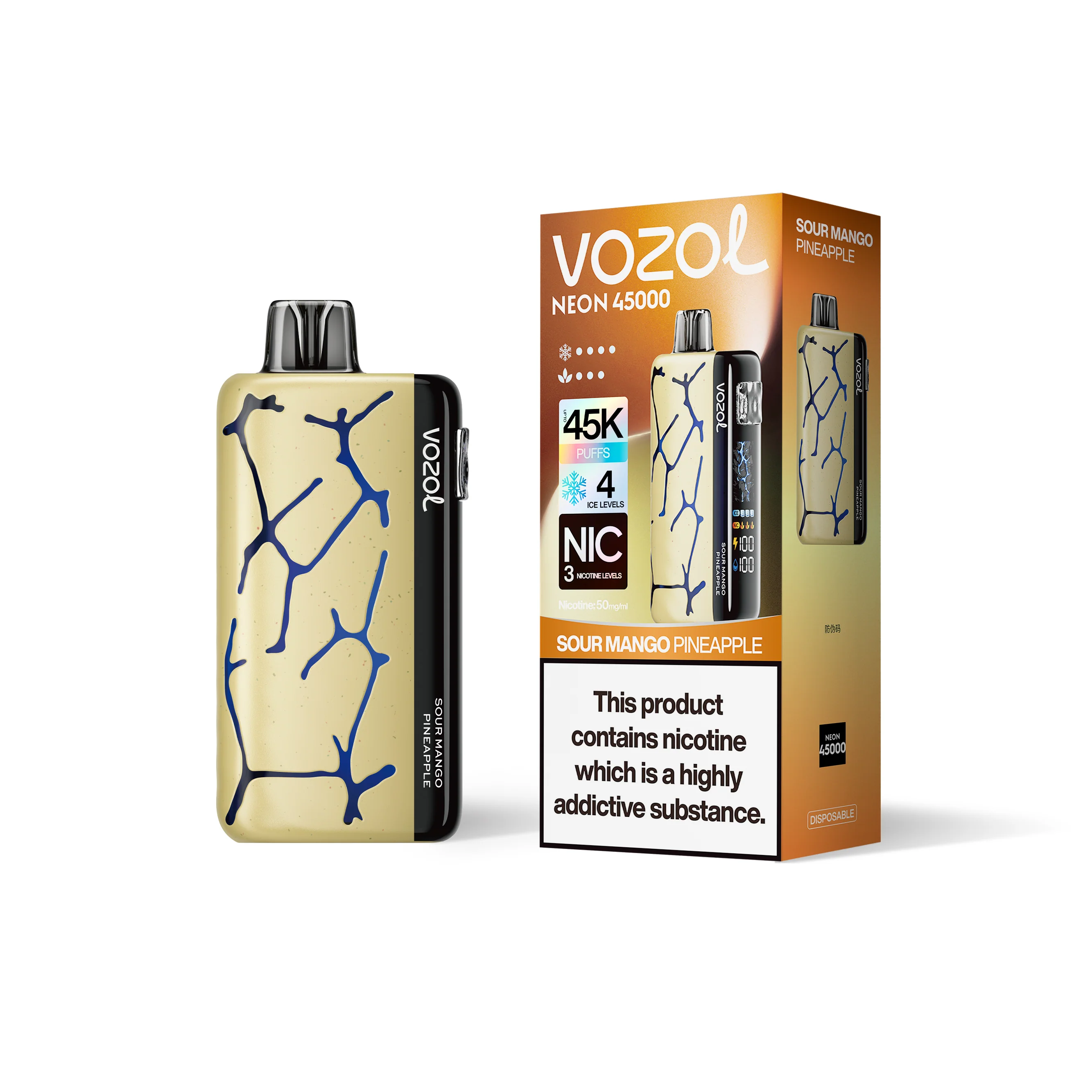 VOZOL NEON 45K Einweg-Vape (alle Geschmacksrichtungen)