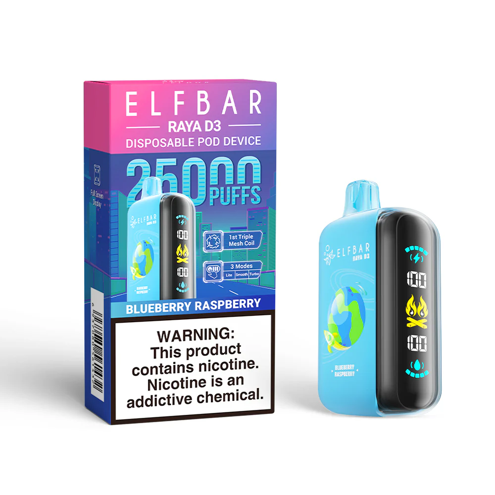 ELFBAR RAYA D3 Einweg-Vape (alle Geschmacksrichtungen)