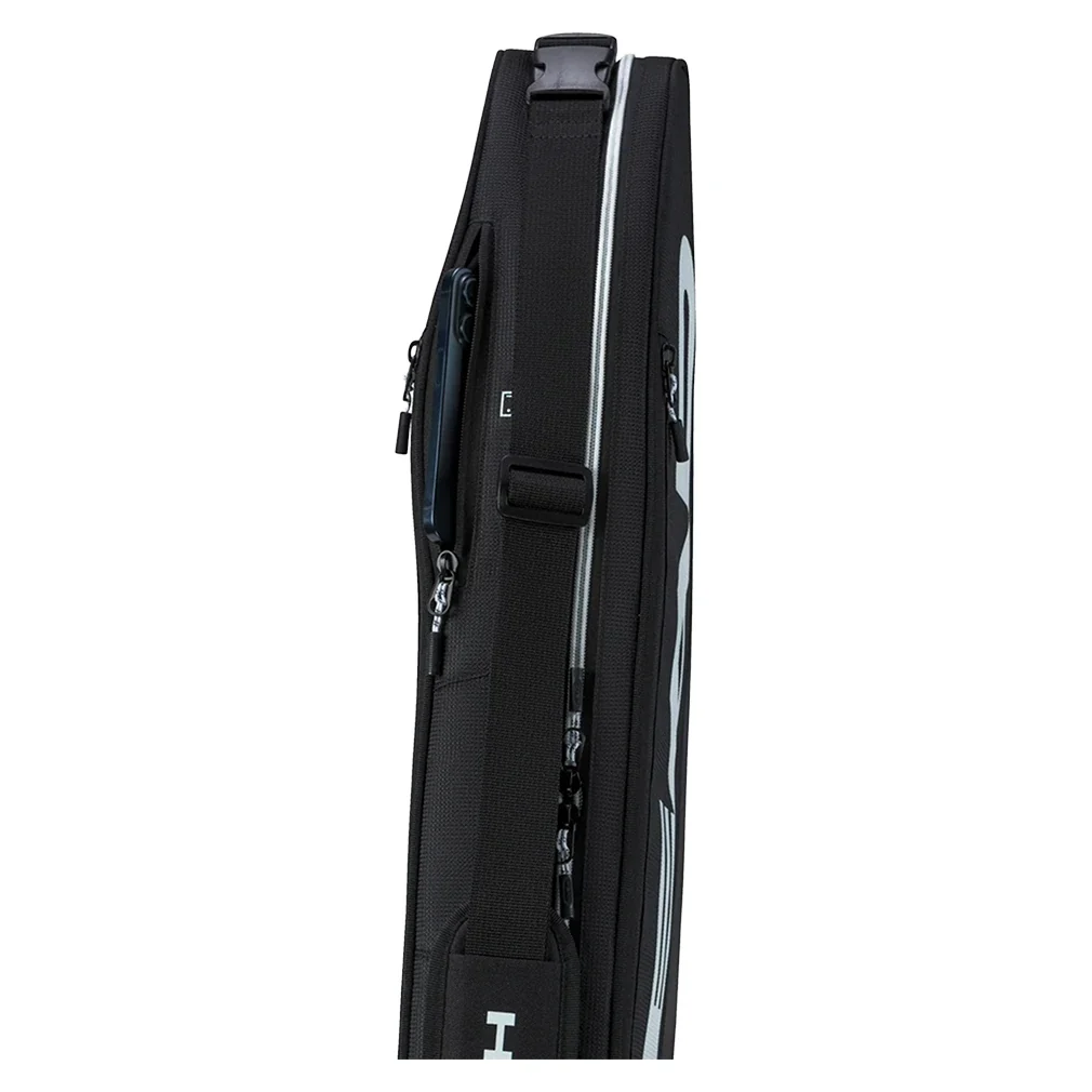 Tour Racquet Bag S 3 Pack Black and White