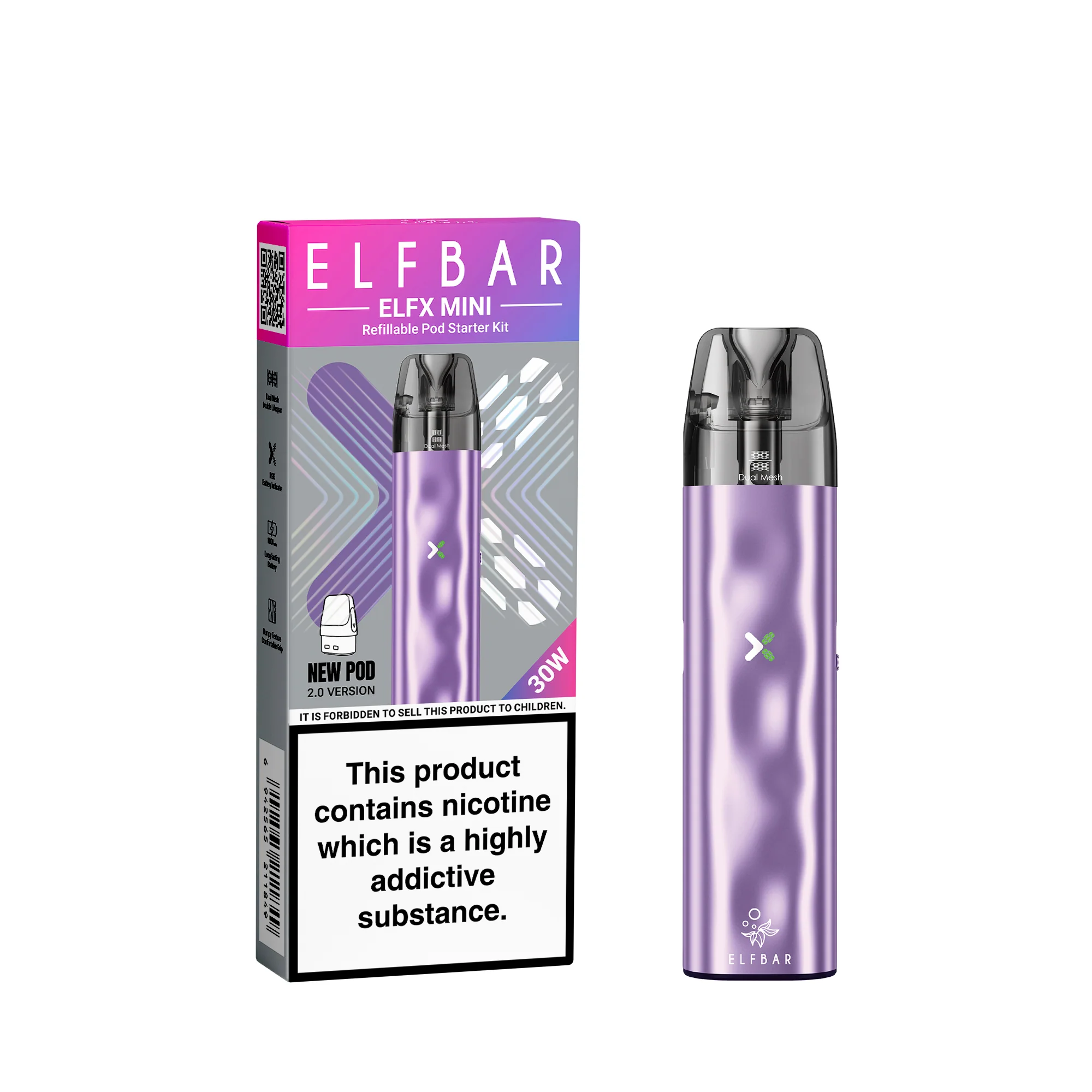 ELFBAR ELFX Mini nachfüllbares Pod-Kit