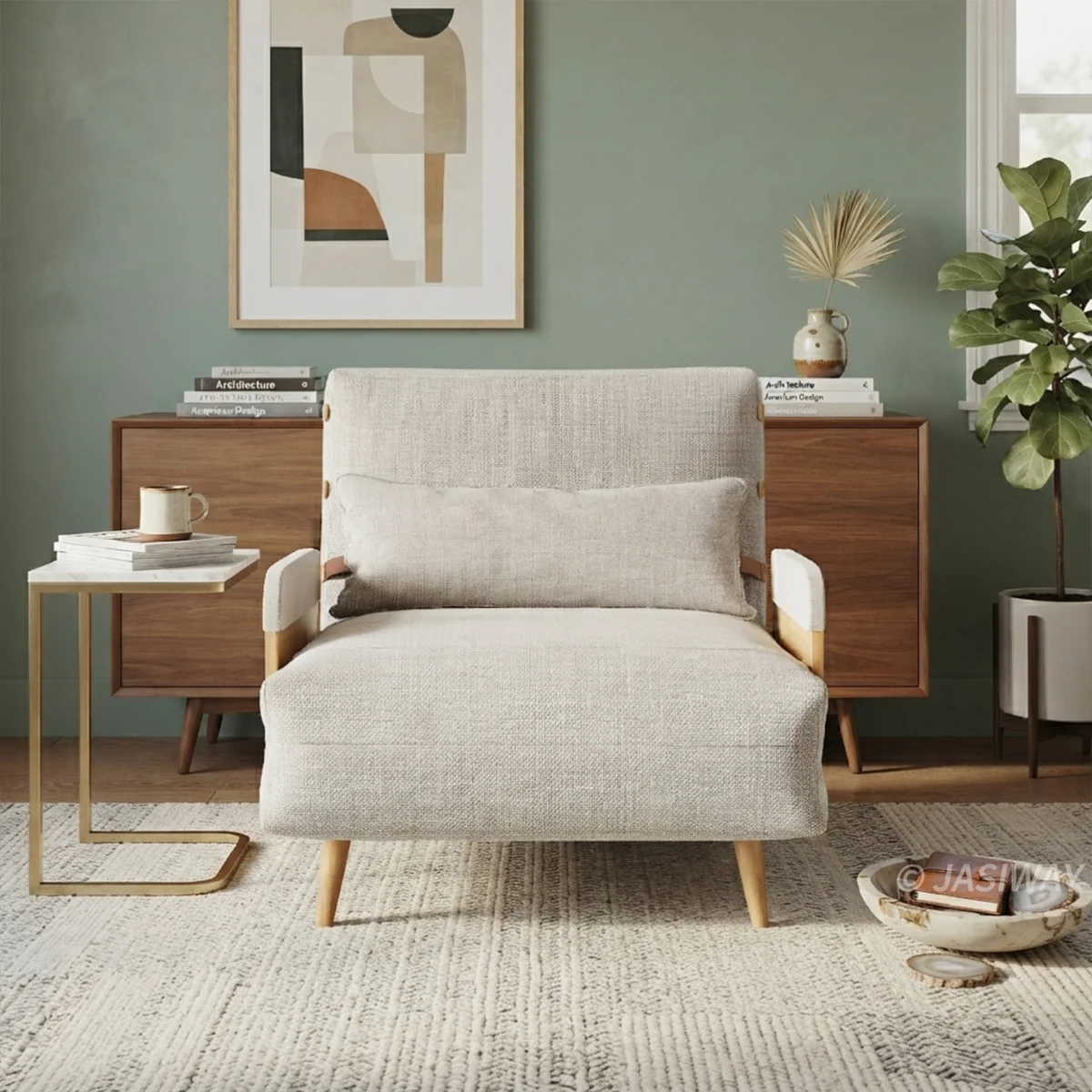 Sillón cama ajustable 3 en 1 | Comodidad versátil
