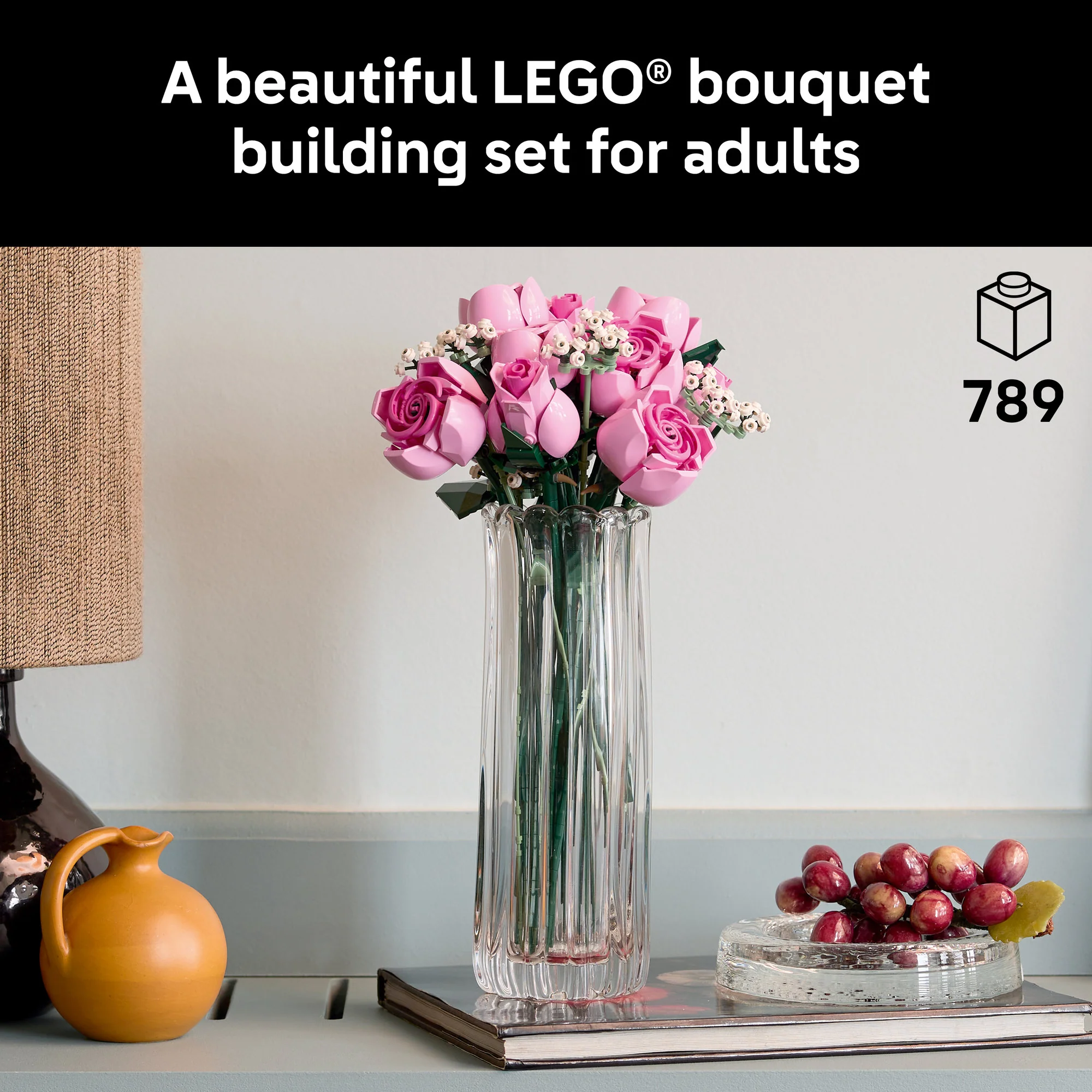 LEGO 10374 Botanicals Bouquet Of Pink Roses