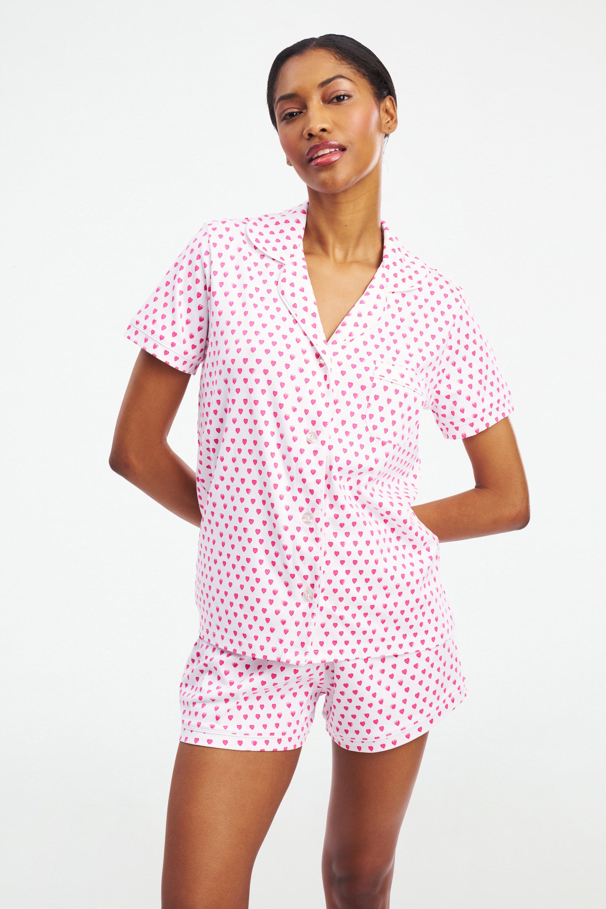 Hearts Polo Pajamas