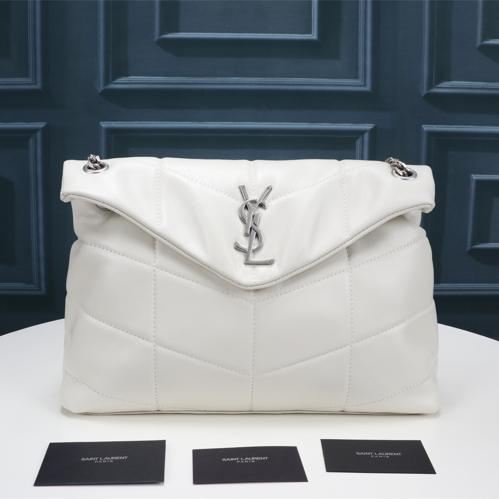 YSL Lou Lou Puffer Women Shoulder Bags Size 35*23*13cm