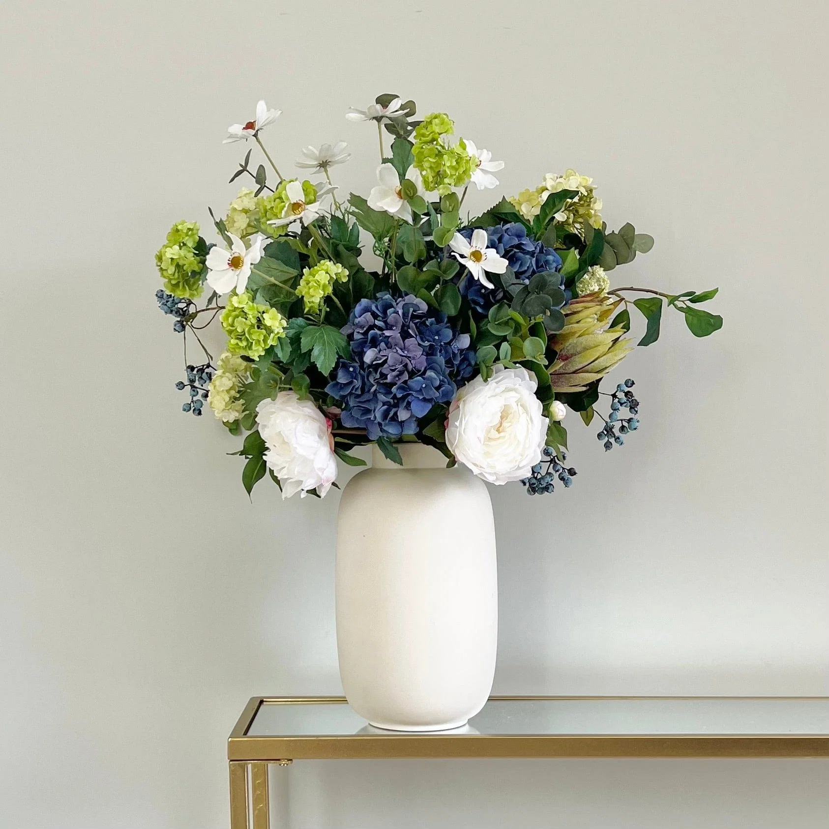 Out of the Blue Artificial Flower Bouquet