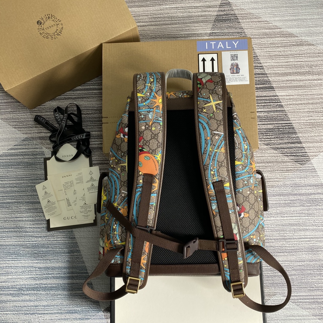 Gucci Mens/Women Outdoor Backpack Bags Rucksack 44*34.5*12.5cm