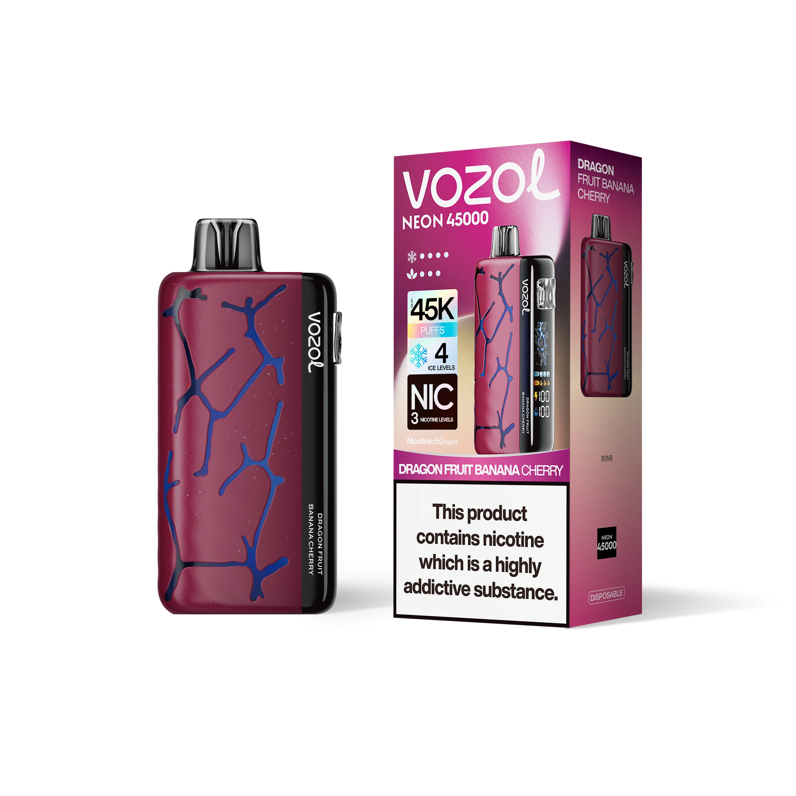 VOZOL NEON 45K Einweg-Vape (alle Geschmacksrichtungen)