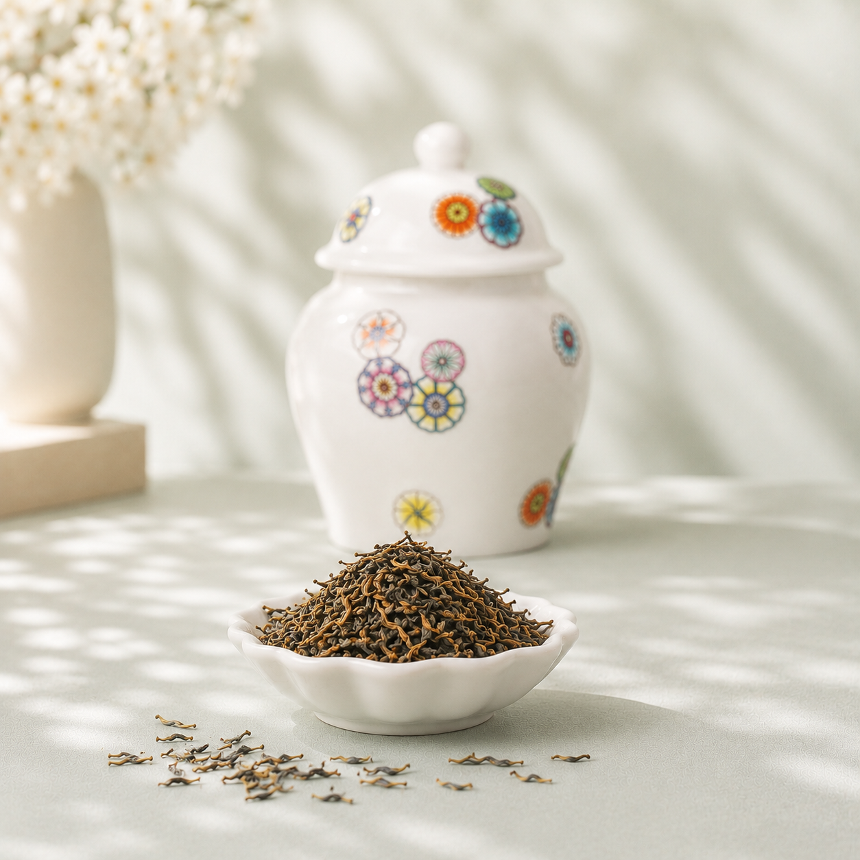 جين جون مي - شاي أحمر (أسود)Jin Jun Mei - Red (Black) TeaS.R.198.00الشاي الأسودOhmyteaohmyteachina