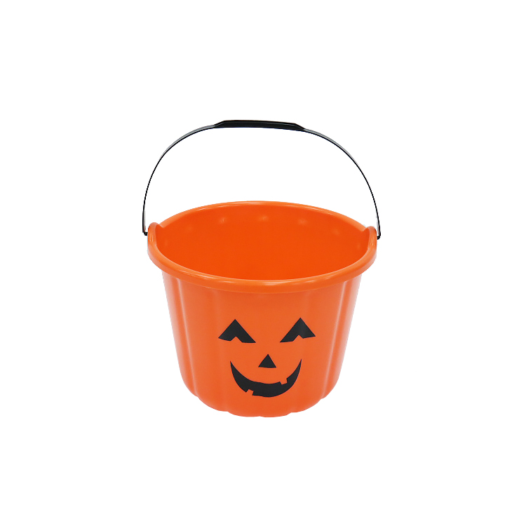 Halloween Pumpkin Candy Bucket Decoration
