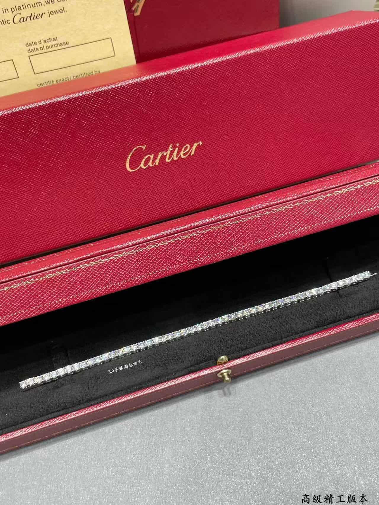 Cartier Bracelet Hand-set high carbon diamonds 3.0