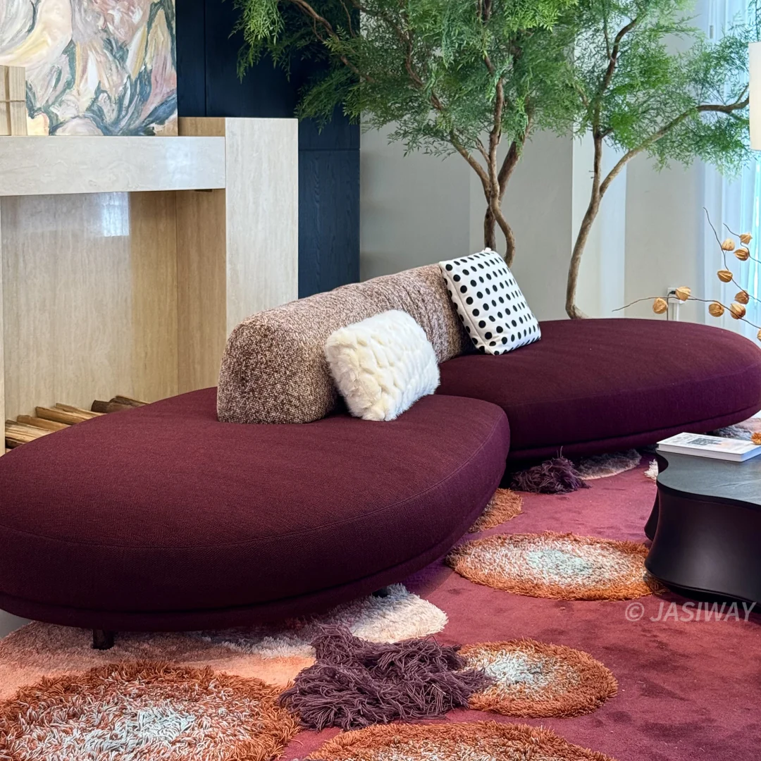 RINGCHEN italiano Moderno Minimalista guijarro sofá| De lujo Contemporáneo Sala sofá