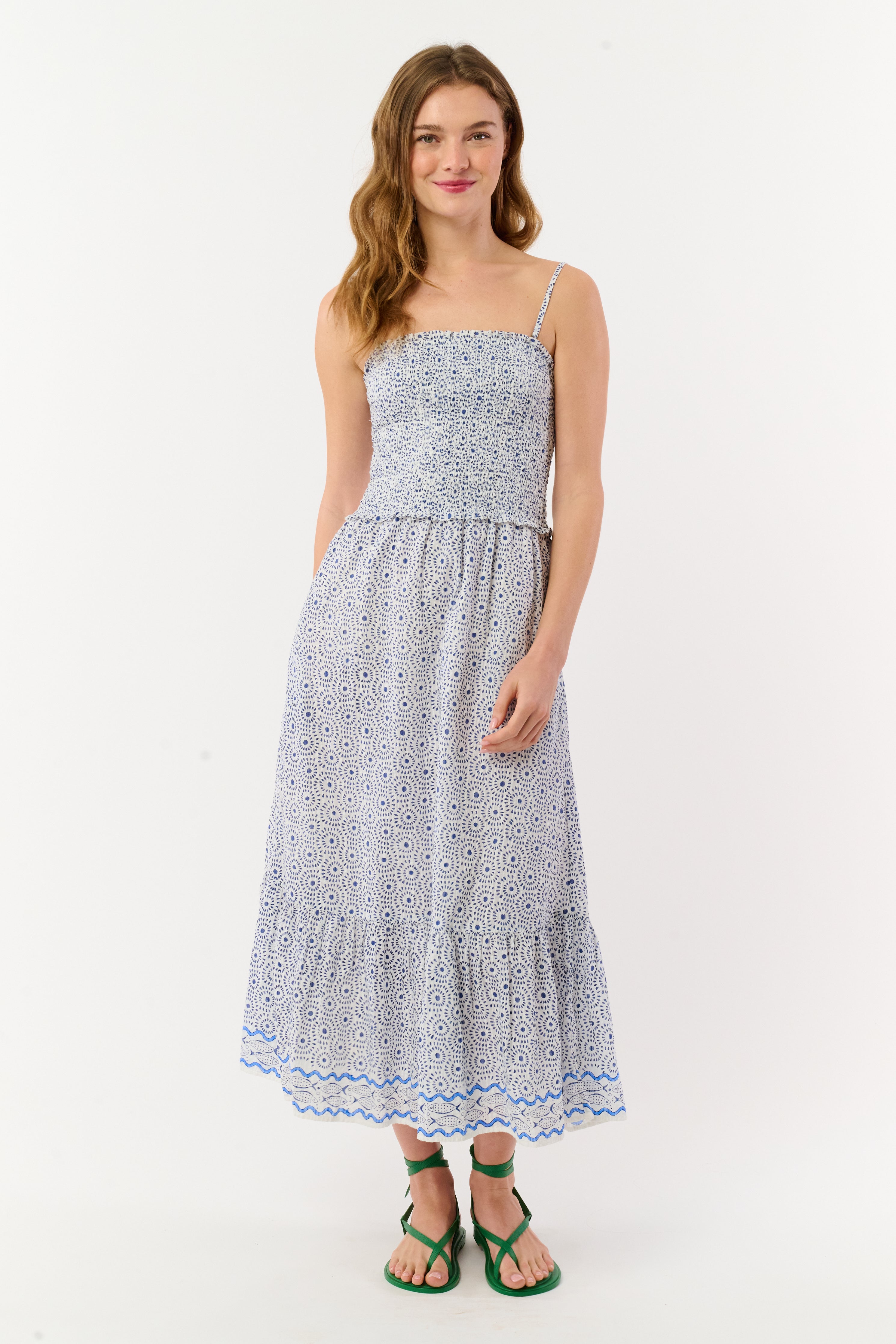 Naolin Fish Border Briar Dress