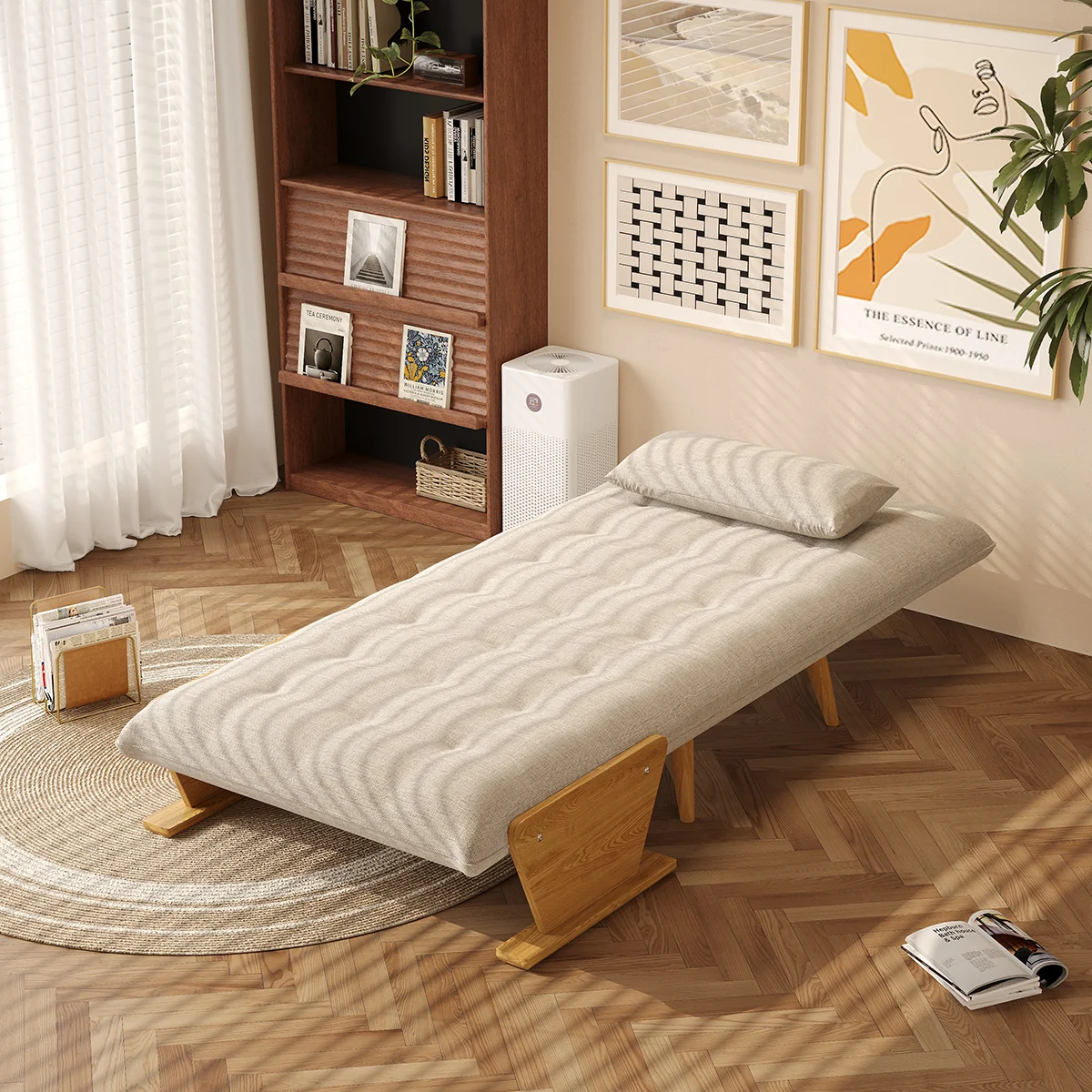 NÓVORA CASA 3-en-1 plegable sofá sillón cama con reposabrazos– 3 tamaños disponible