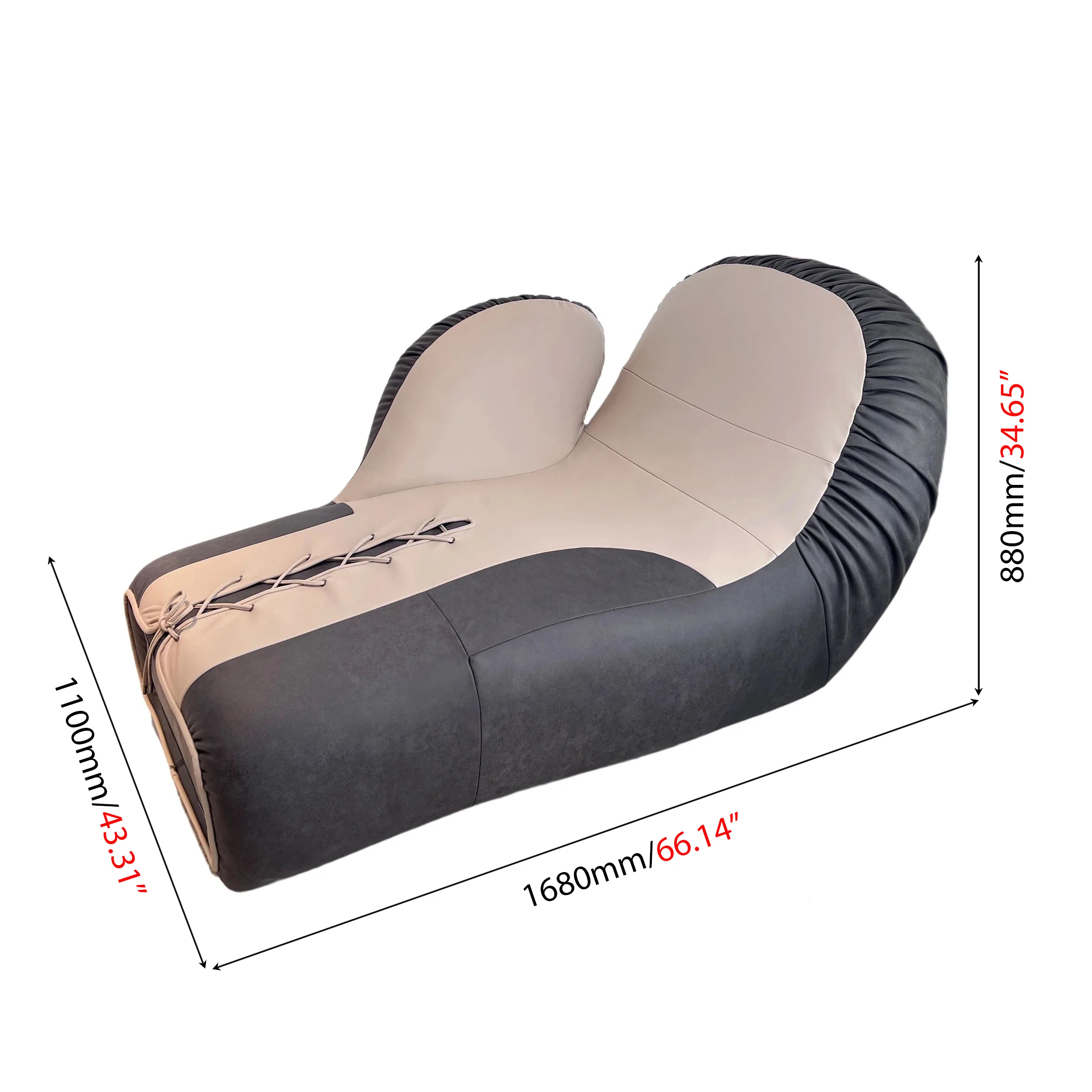 RINGCHEN Special con forma descanso sofá sillón gimnasio boxeo guantes diván largo