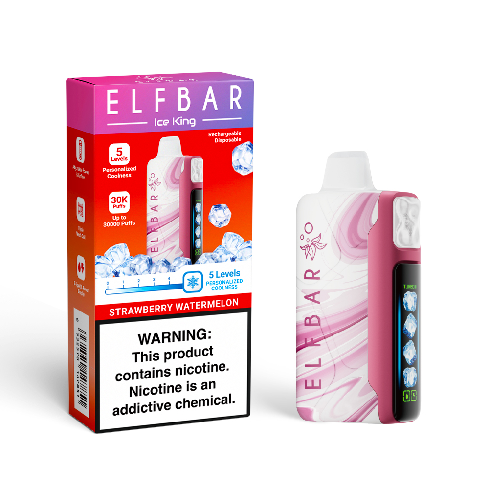 ELF BAR ICE KING 30K wiederaufladbarer Einweg-Vape (alle Geschmacksrichtungen)