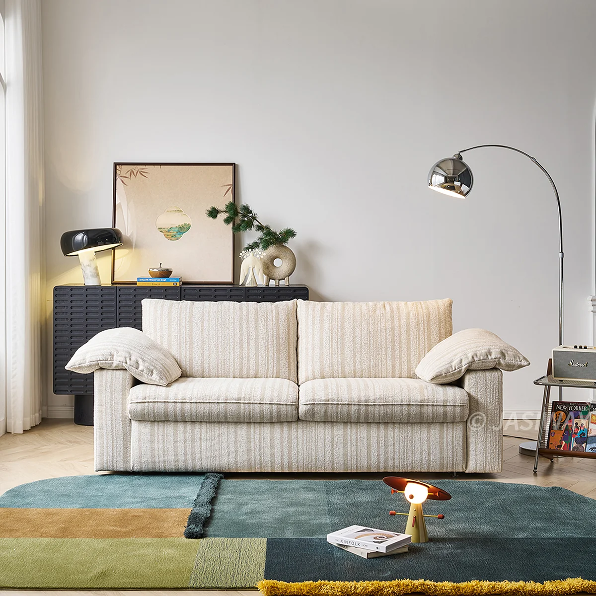 NÓVORA CASA extraíble extraíble Sofá cama con oculto colchón para compacto sala
