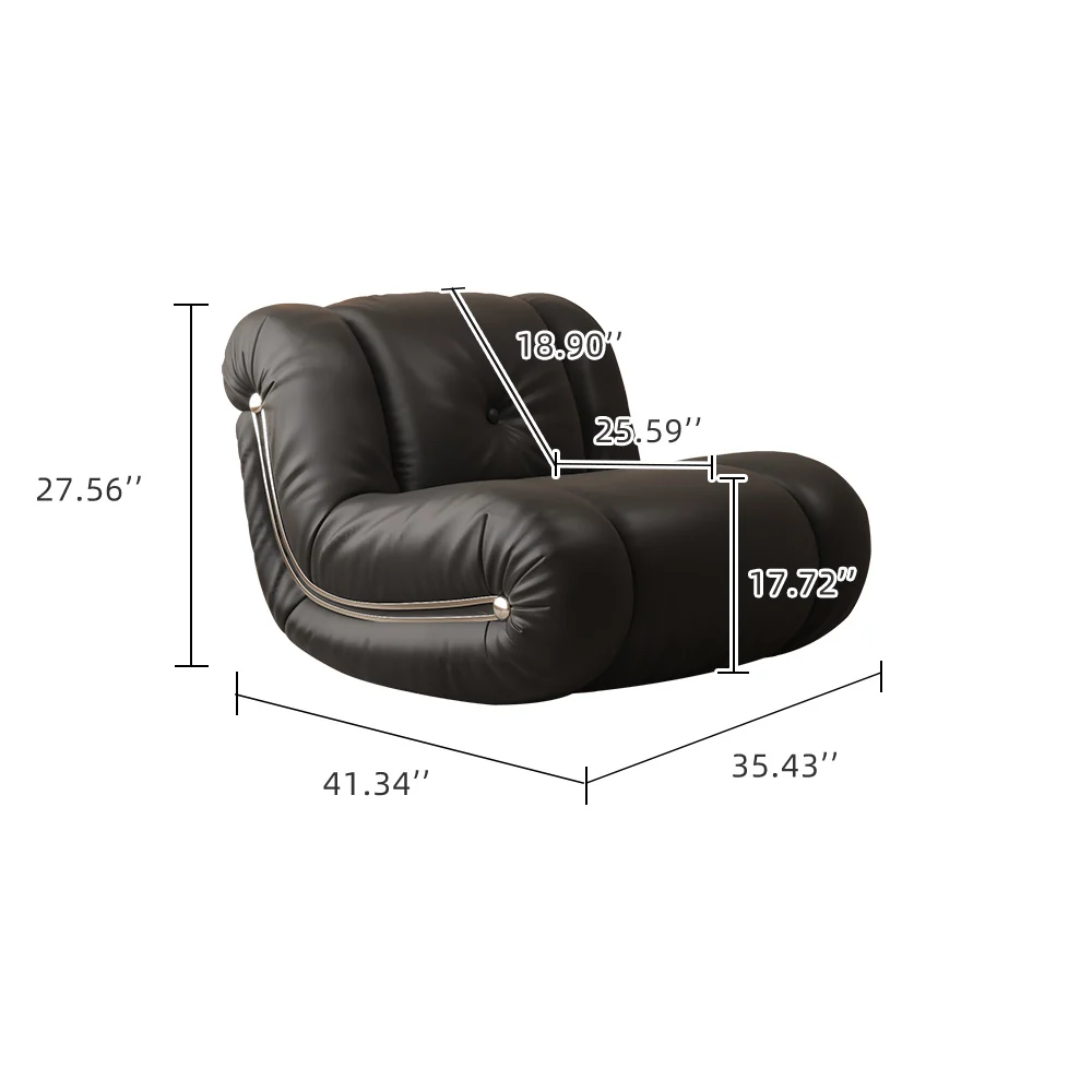 NÓVORA CASA mecedora sofá descanso sillón reclinable individual sofá con cómodo respaldo