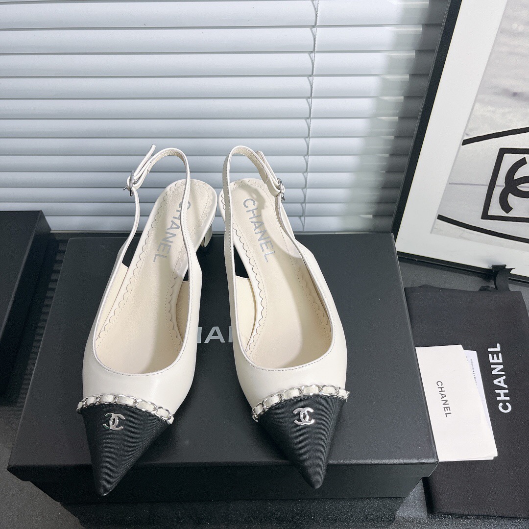 Chanel Slingbacks Pumps Size 35-41 4-Color