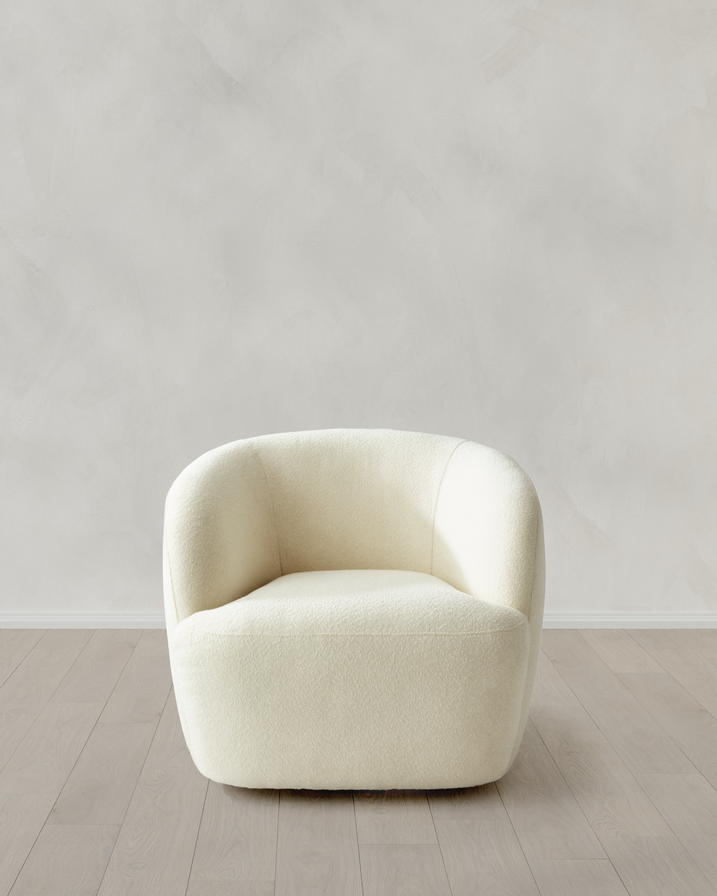 Sillón Giratorio Bouclé 360° Alma — Elige tu paquete ideal
