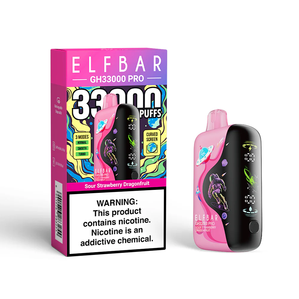 ELFBAR GH33000 PRO wiederaufladbarer Einweg-Vape (alle Geschmacksrichtungen)