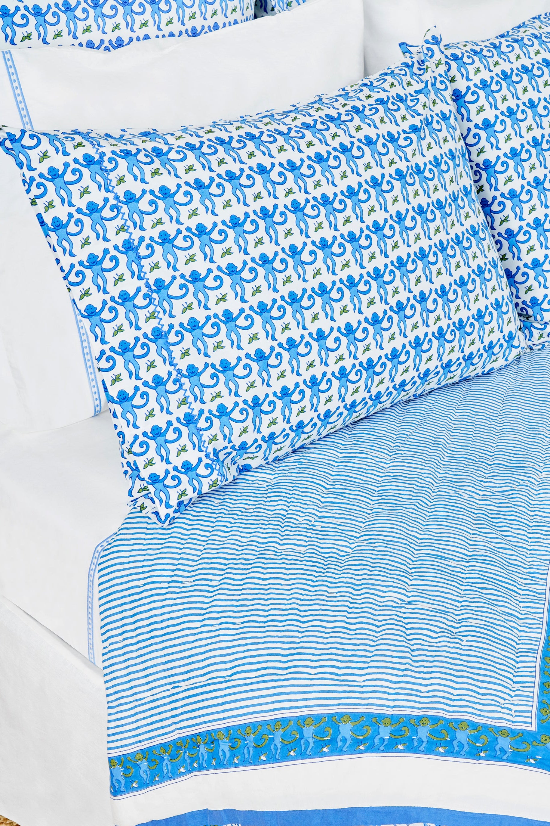 Monkey Pillowcase Set