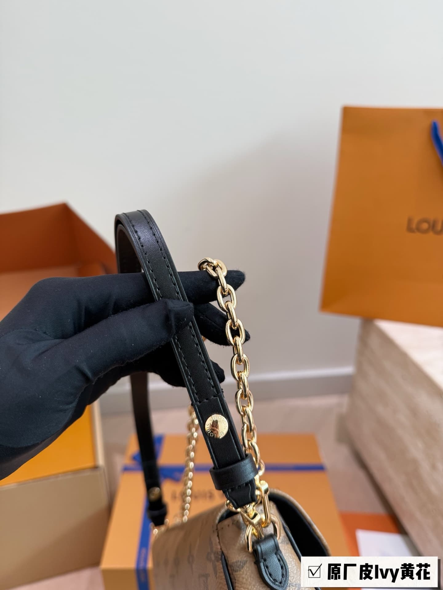 Louis Vuitton Wallet On Chain Ivy Monogram Reverse coated canvas M26587