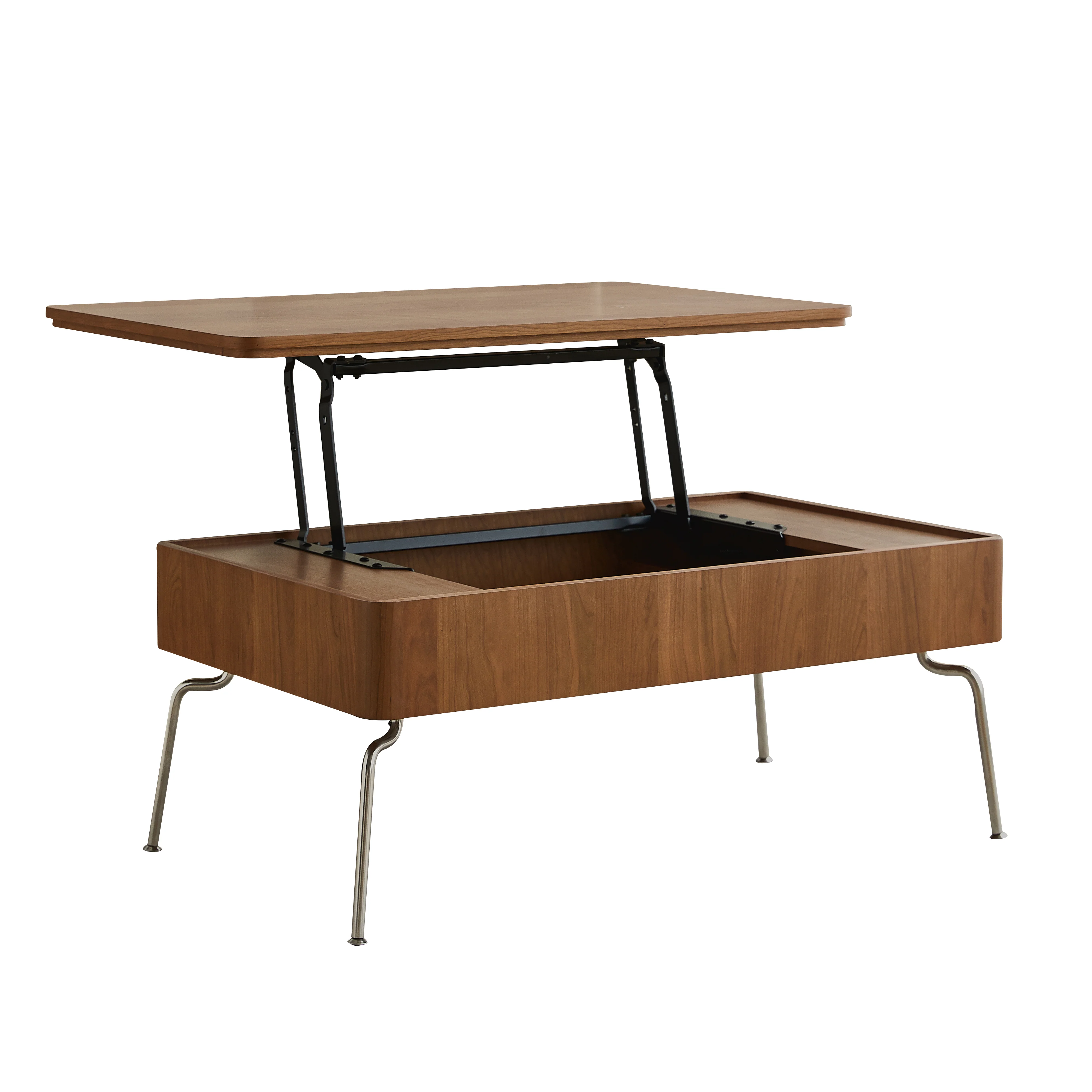 NÓVORA CASA elevable superior Mesa de centro con Almacenamiento