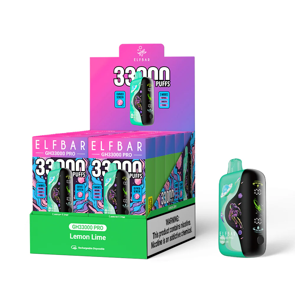 ELFBAR GH33000 PRO wiederaufladbarer Einweg-Vape (alle Geschmacksrichtungen)