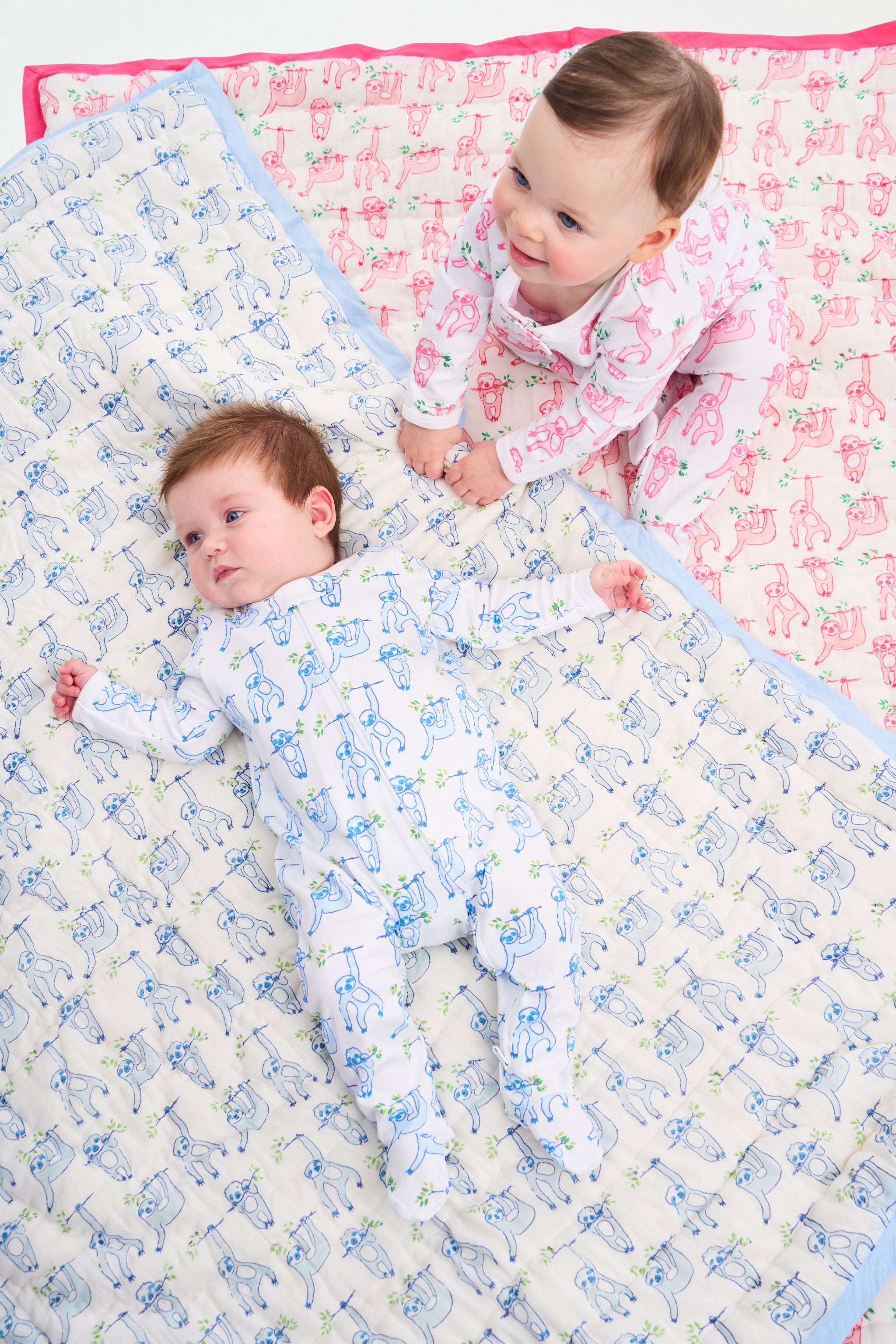 Sleepy Sloth Baby Quilt