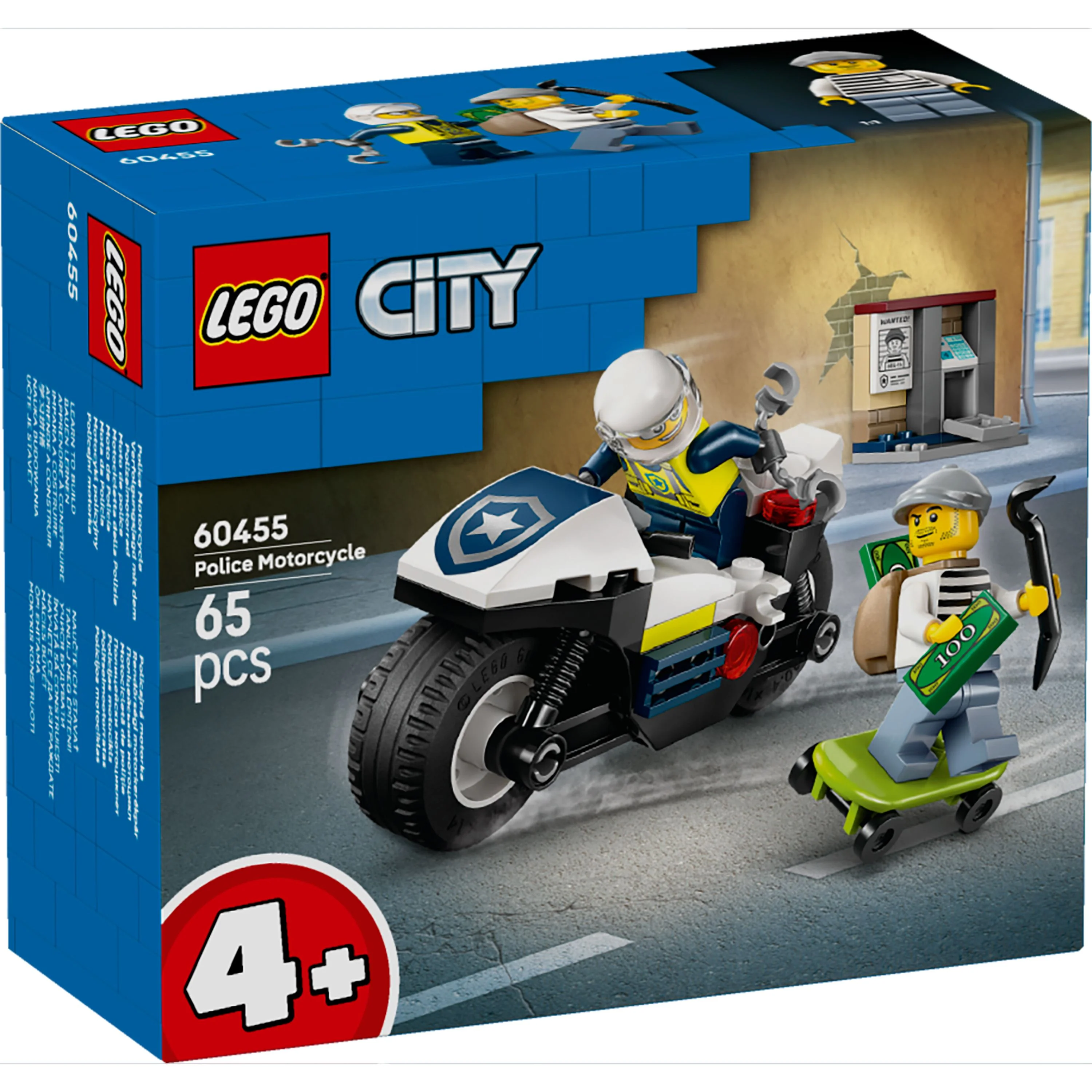 LEGO 60455 City Police Motorcycle Chase