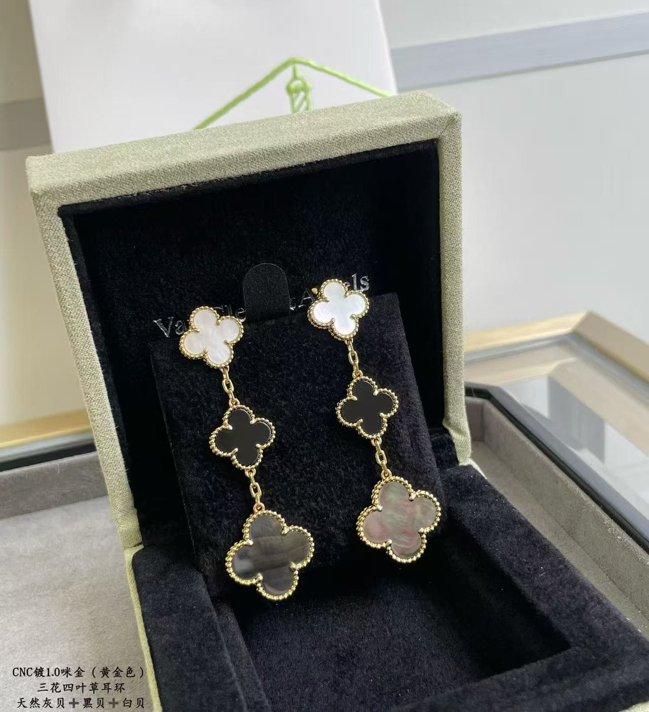 Van Cleef & Arpels Magic Alhambra 3-motif Earrings High