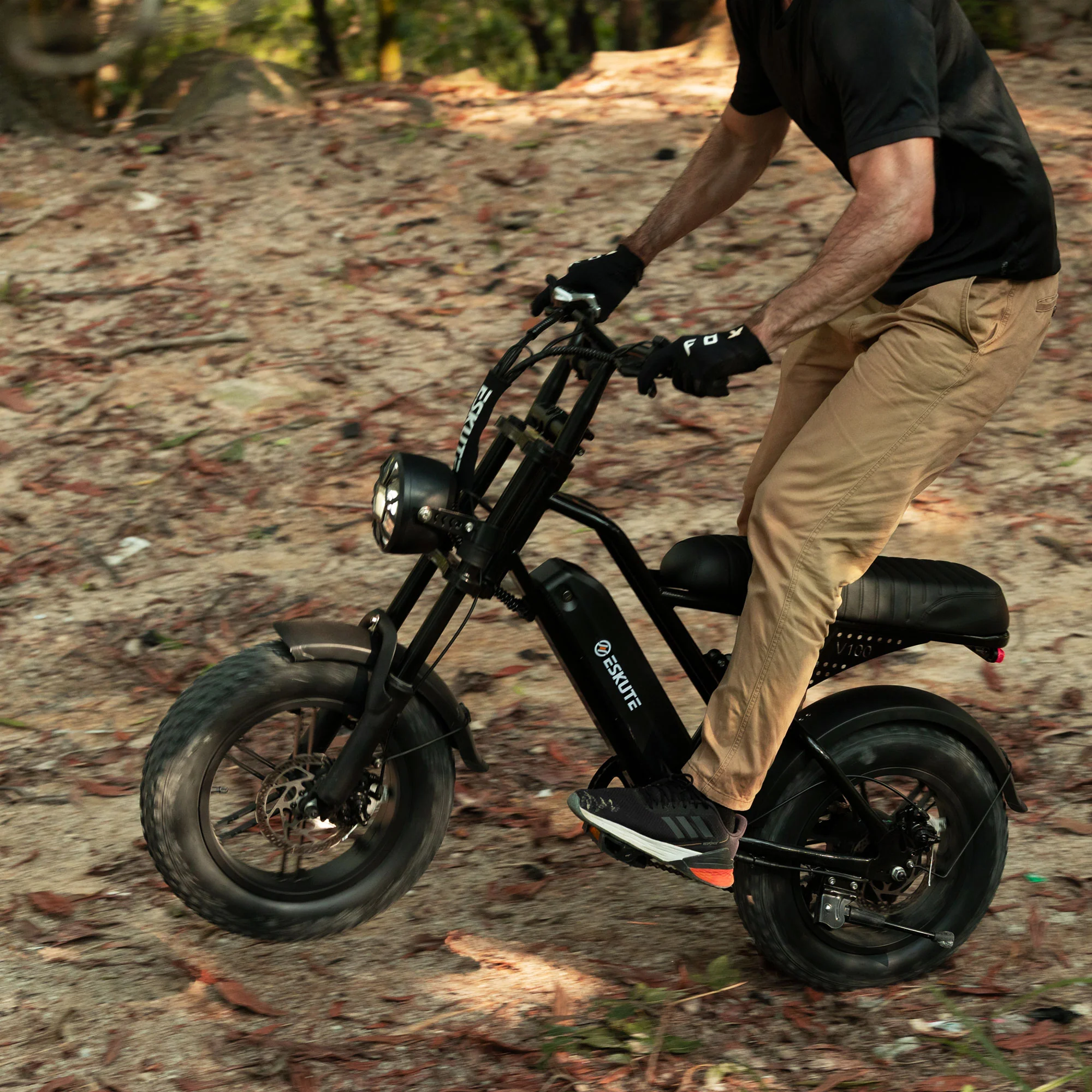 V101 Electric Bike for Adults & Teens 750W Peak 1500W, 28MPH, 48V 13Ah Battery, 16