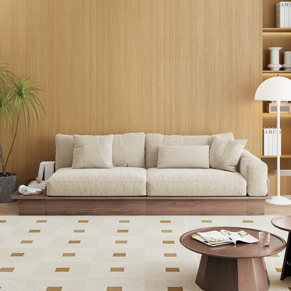 NÓVORA CASA extraíble extraíble piso Sofá cama con de doble cara reposabrazos & elevable superior Almacenamiento