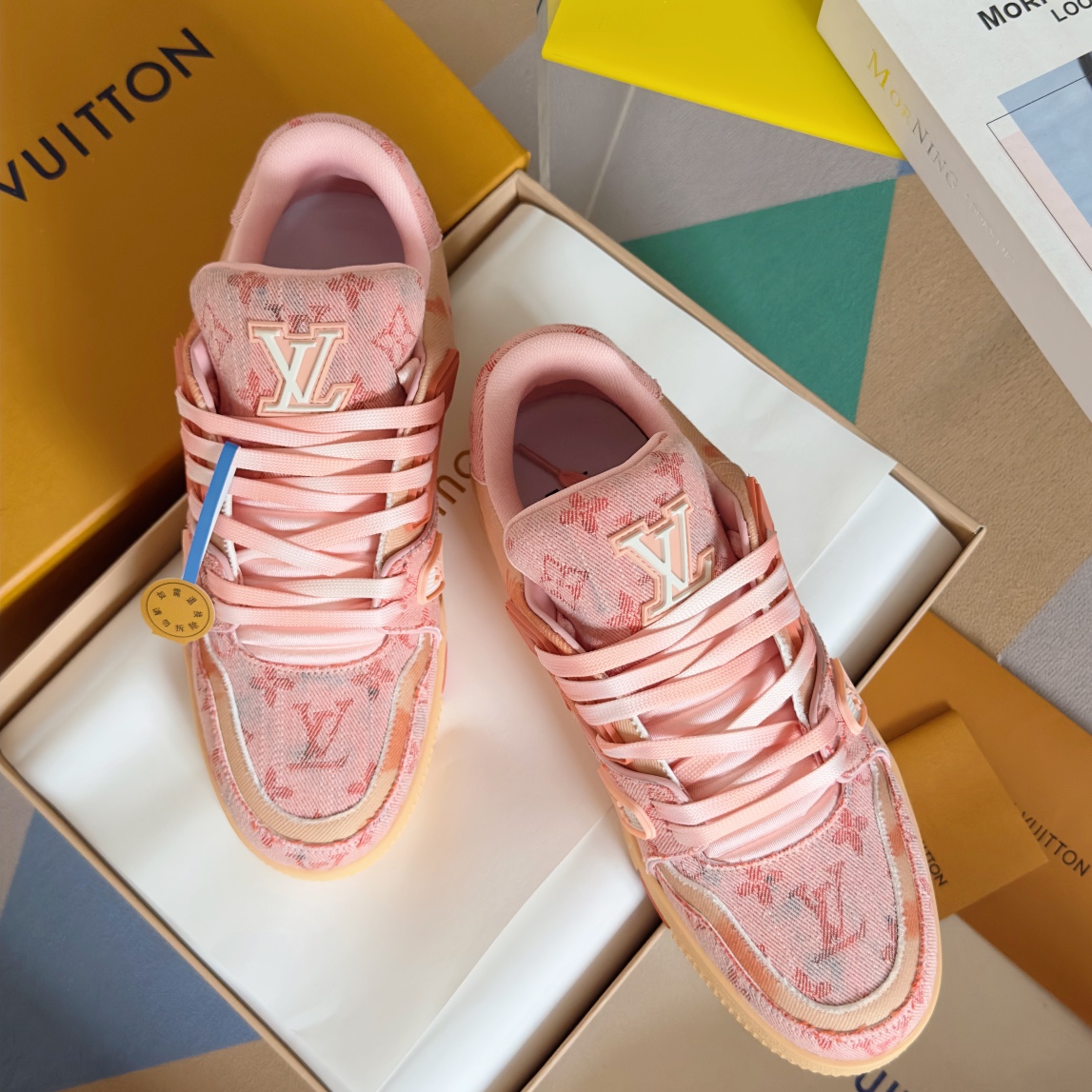 Louis Vuitton LV Trainer Monogram New Sneaker Size 36-46