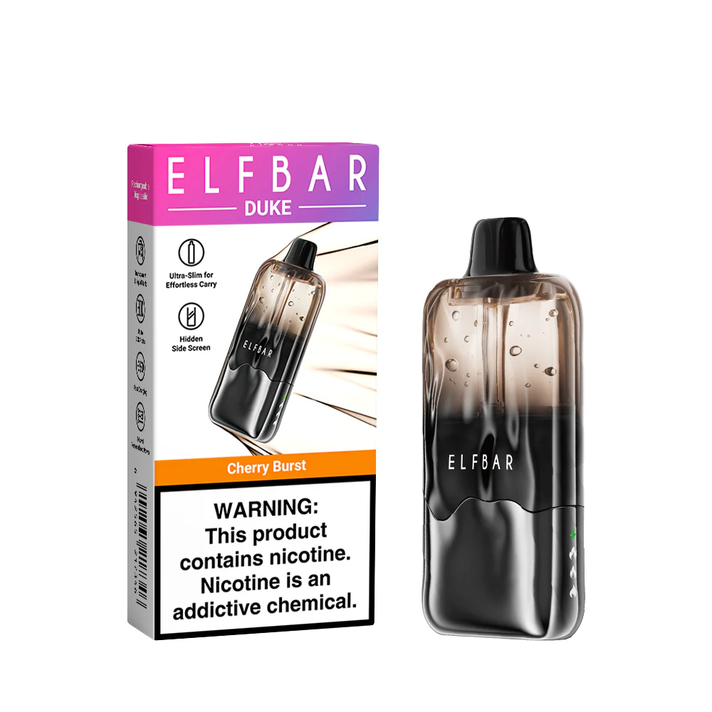 ELFBAR DUKE wiederaufladbarer Einweg-Vape (alle Geschmacksrichtungen)