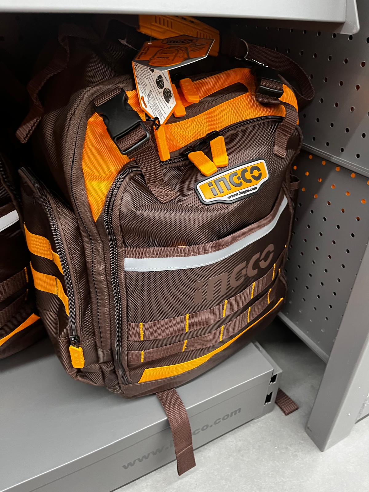 INGCO Tool Bag Backpack Industrial 8kg Load