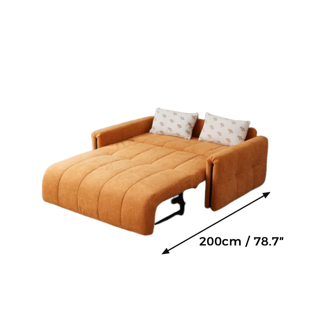 NÓVORA CASA eléctrico reclinable Sofá cama con motorizado reposapiés– fácilmente se convierte, pequeño espacio solución