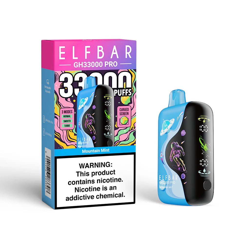 ELFBAR GH33000 PRO wiederaufladbarer Einweg-Vape (alle Geschmacksrichtungen)