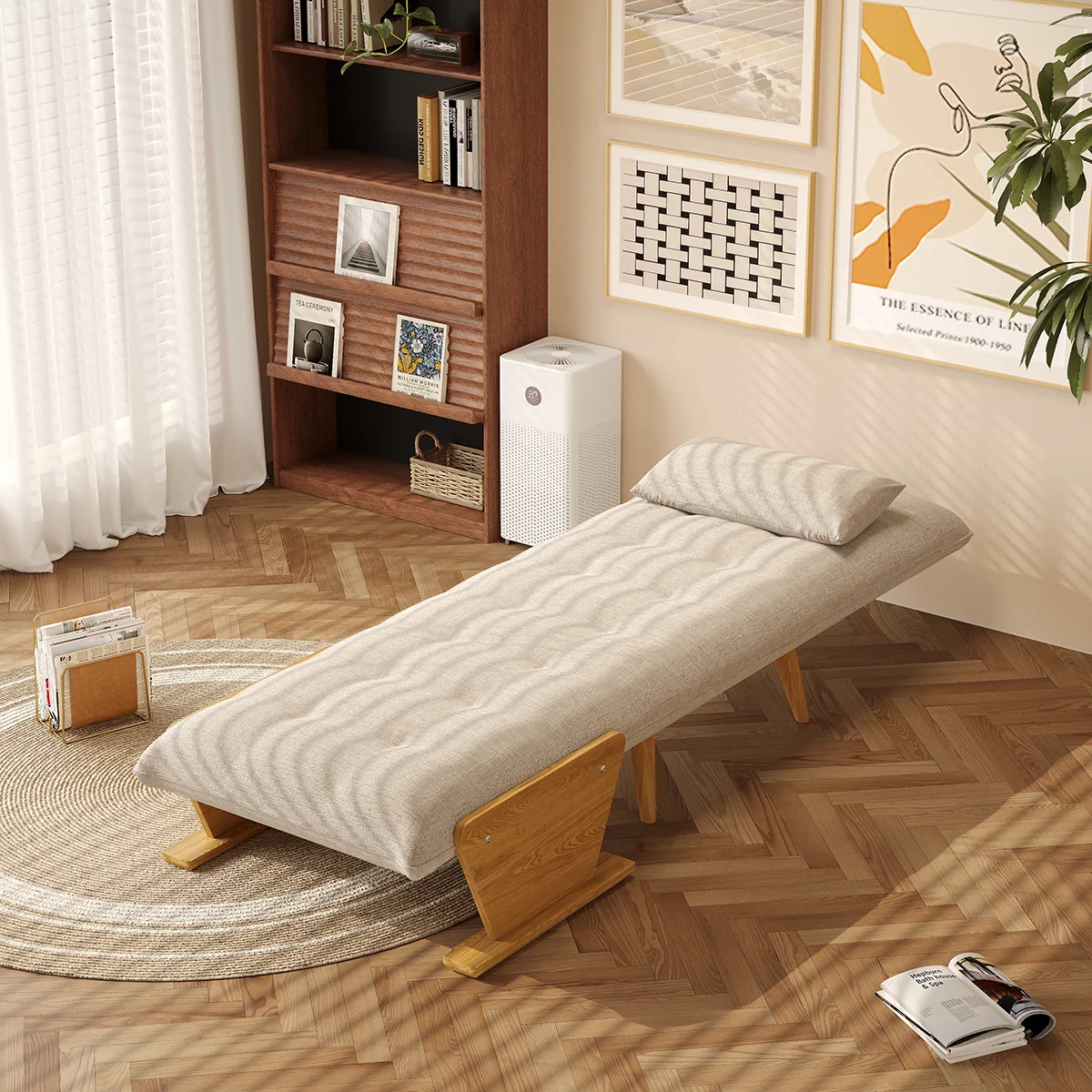 NÓVORA CASA 3-en-1 plegable sofá sillón cama con reposabrazos– 3 tamaños disponible
