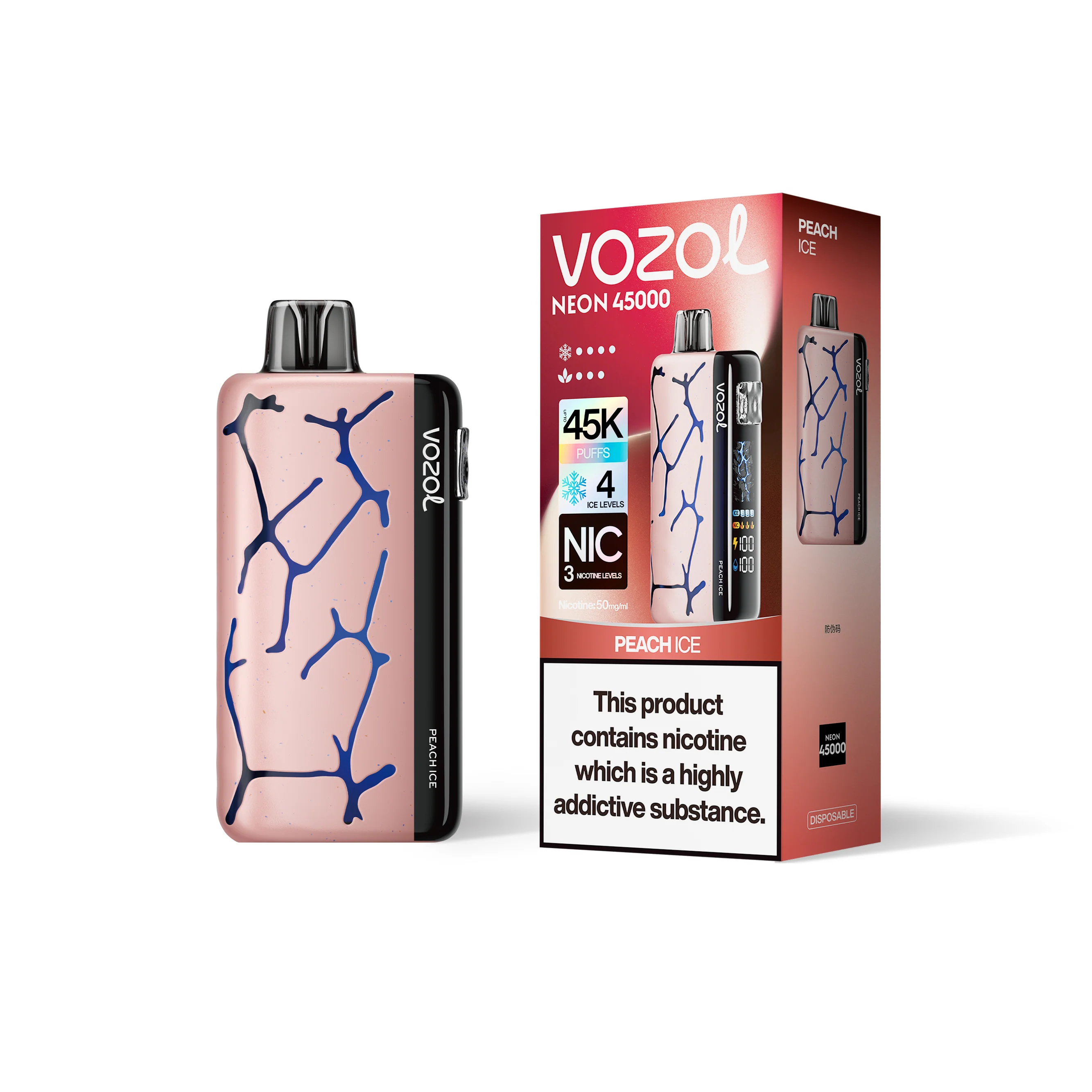 VOZOL NEON 45K Einweg-Vape (alle Geschmacksrichtungen)