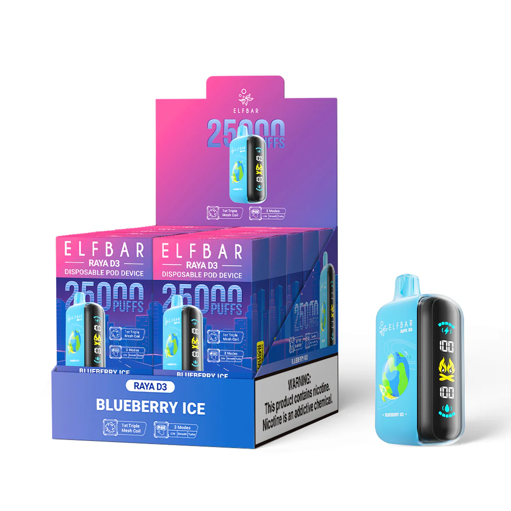 ELFBAR RAYA D3 Einweg-Vape (alle Geschmacksrichtungen)