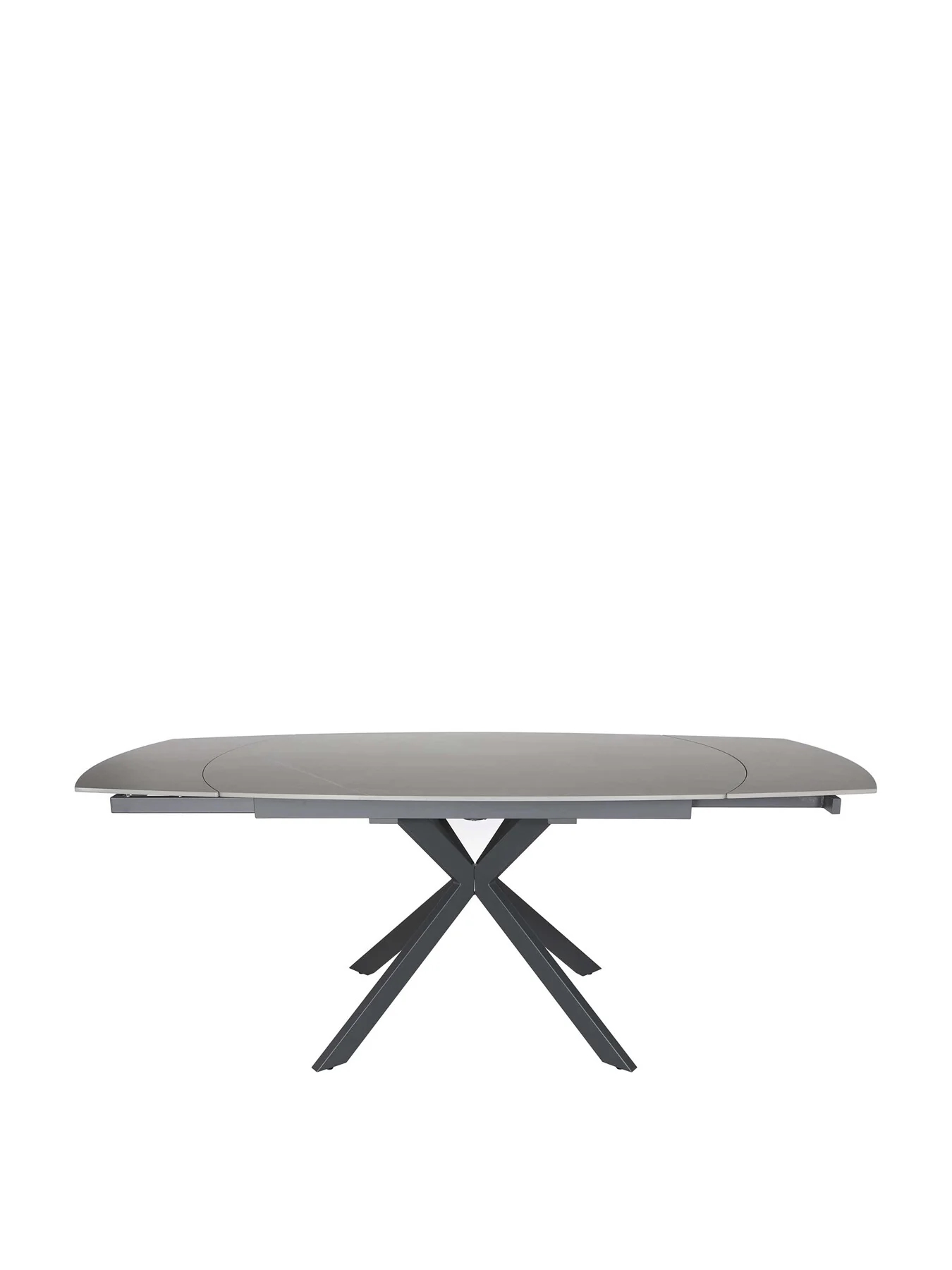 Grey Galini Extending 140-200cm Dining Table, Seats 4-6