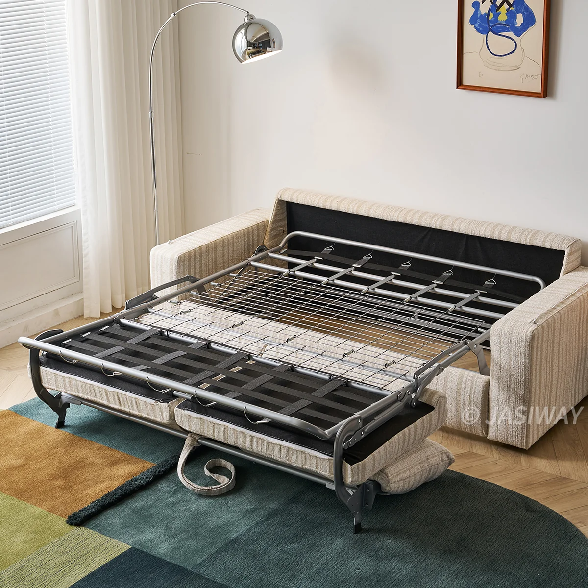 NÓVORA CASA extraíble extraíble Sofá cama con oculto colchón para compacto sala
