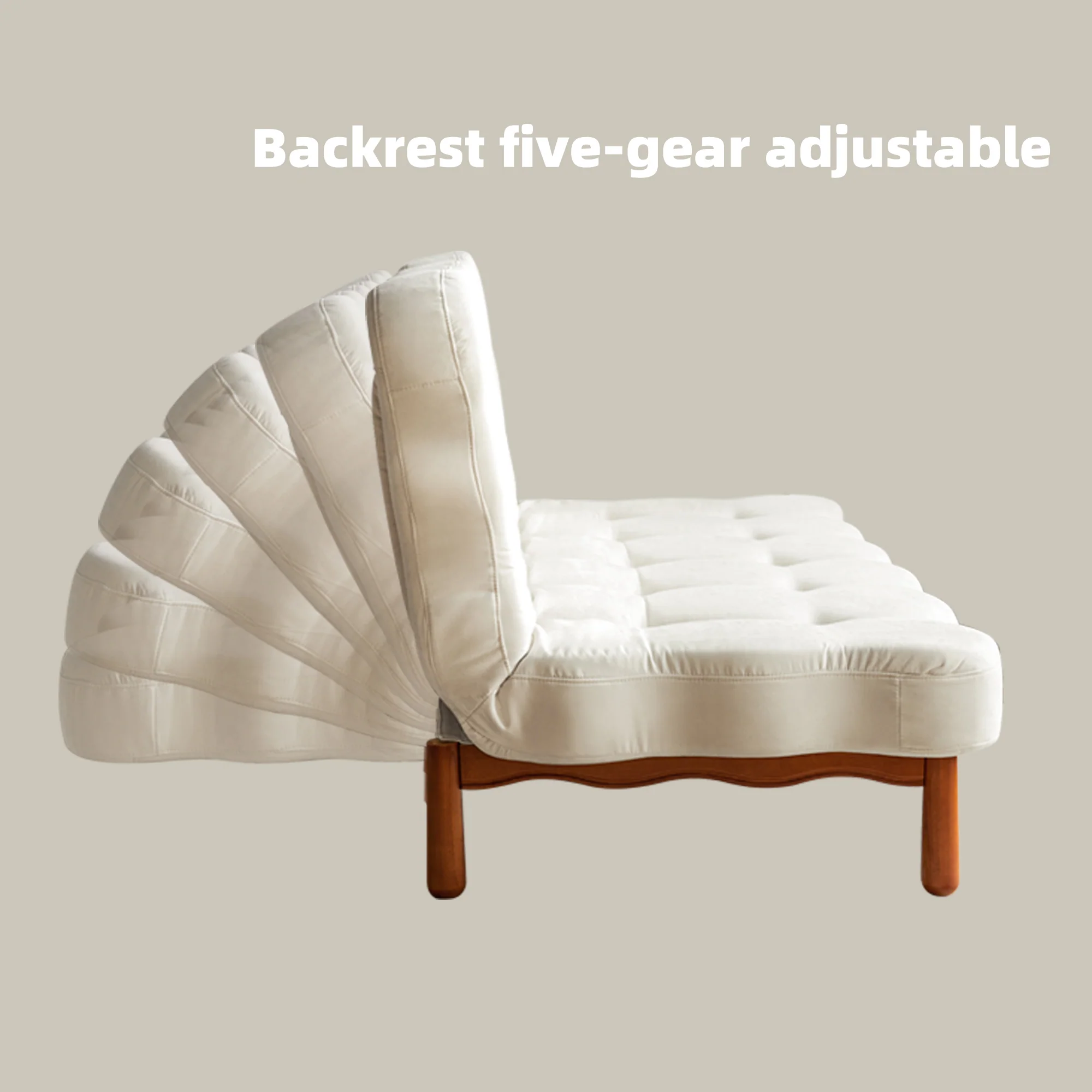 NÓVORA CASA romántico transformable cama Beige Sofá cama