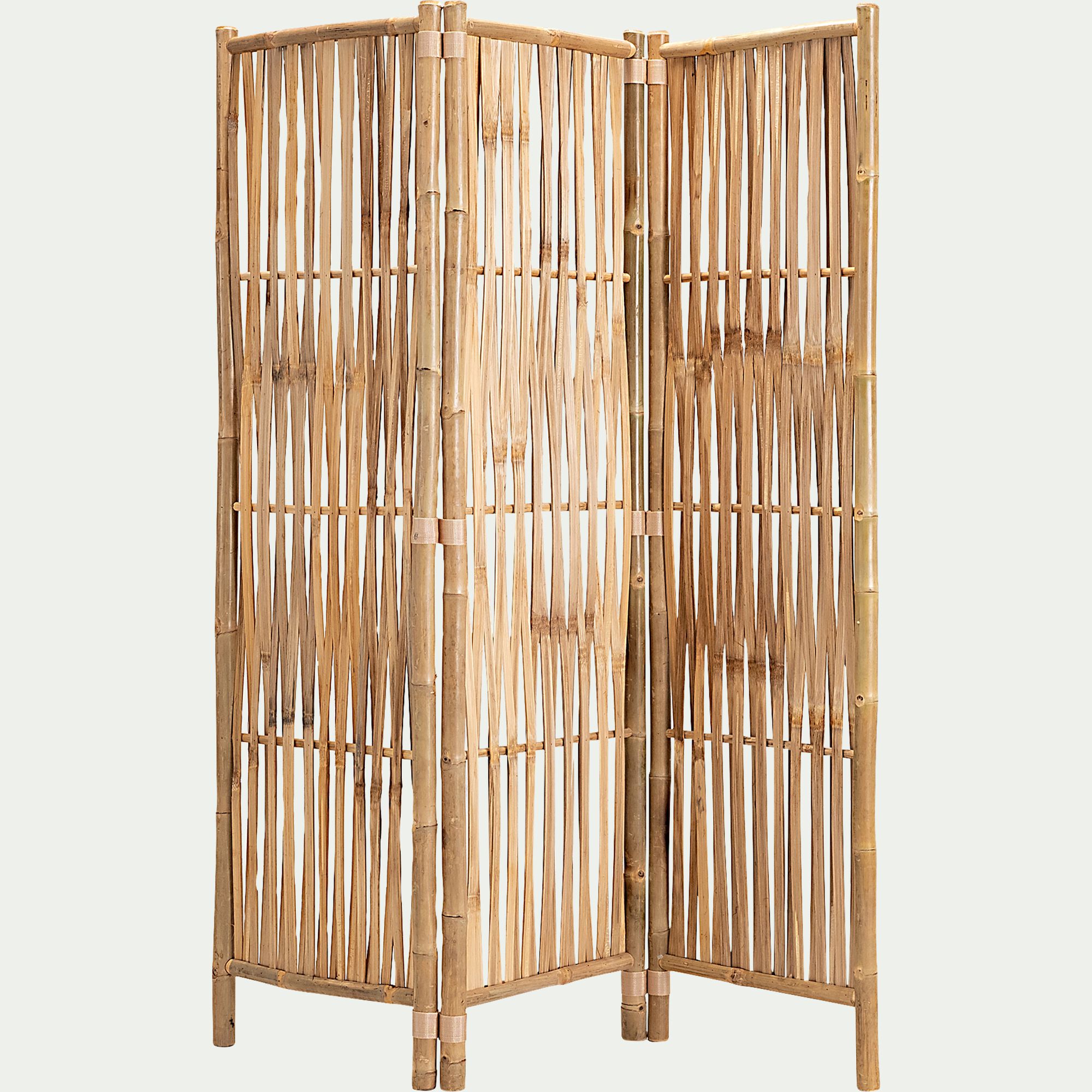 DRISS - Paravent 3 volets en bambou - L139cm