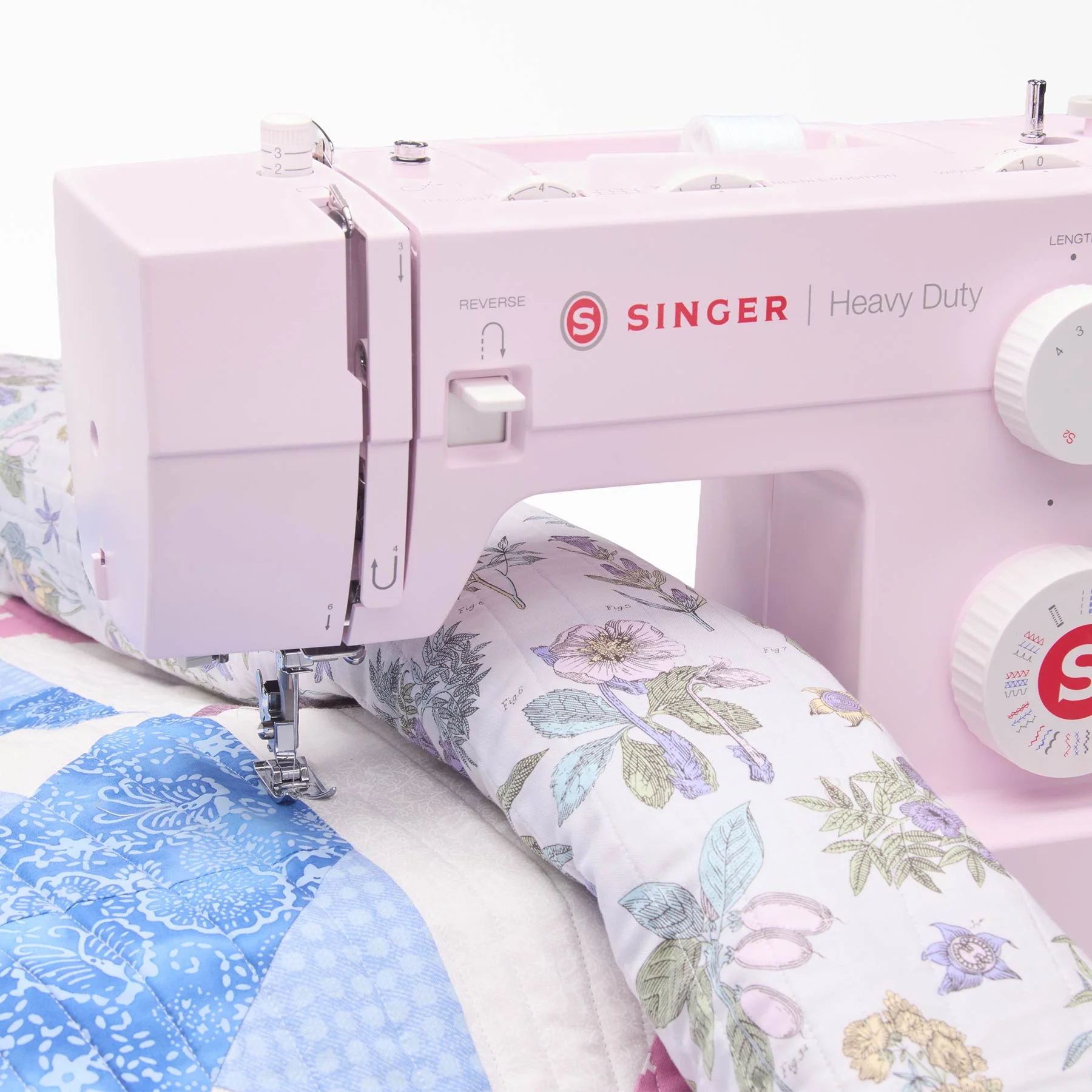 SINGER® Heavy Duty 4452 Rosewater Pink Sewing Machine