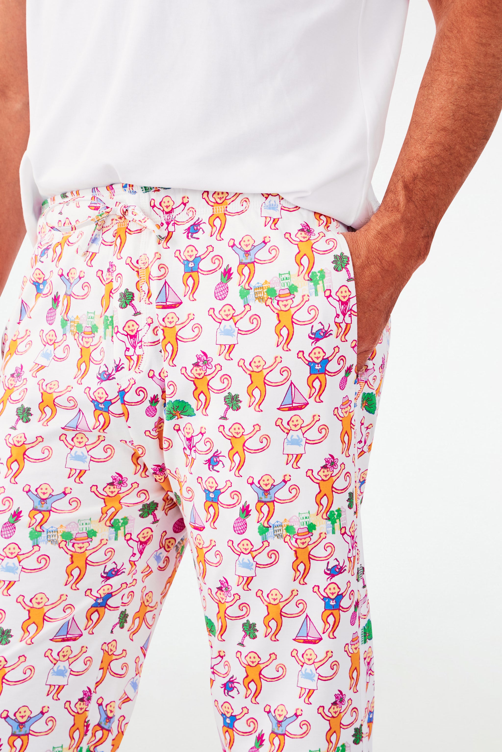 Mens Charleston Monkey Simon Pant