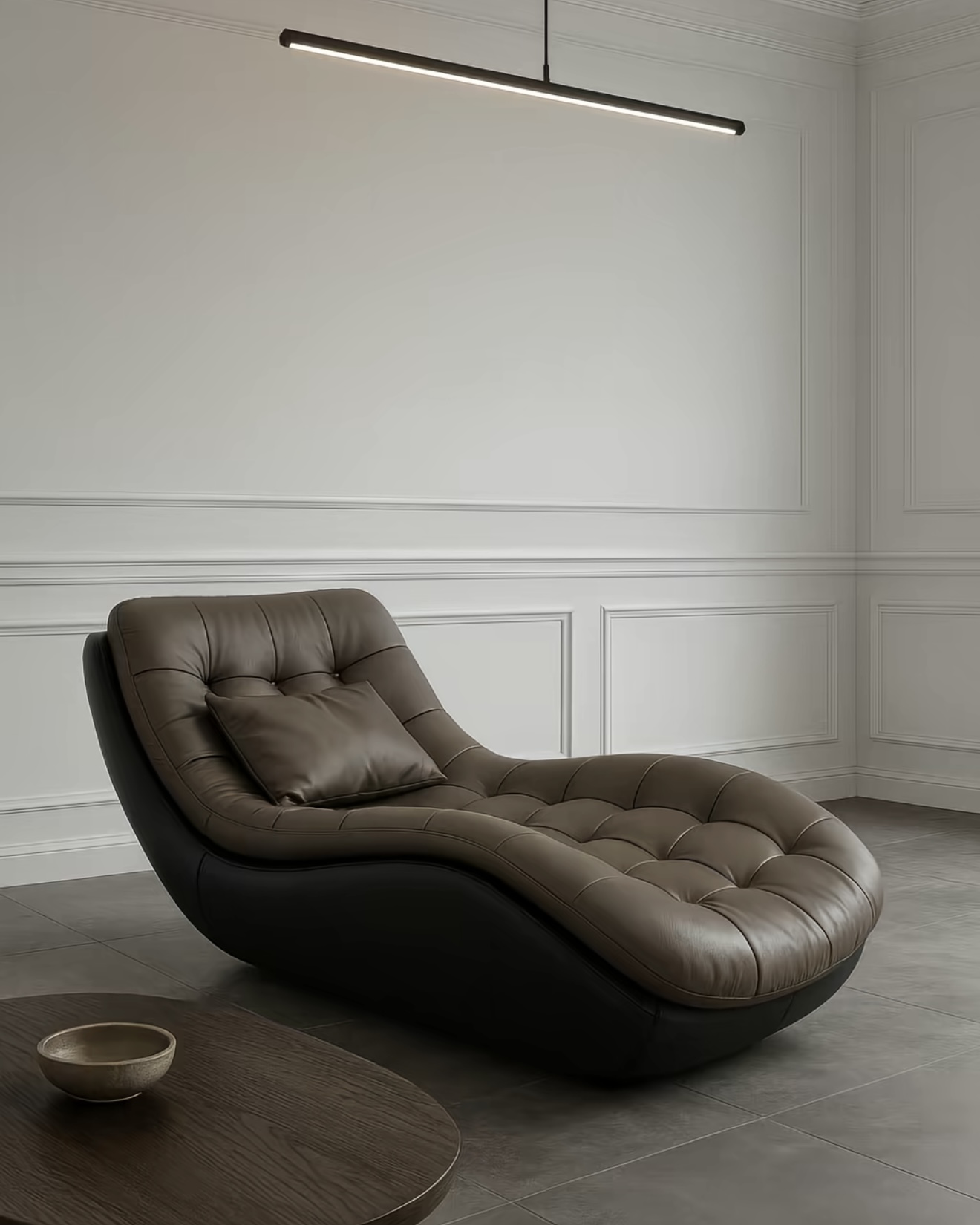 Sillón Nido Relax color Café oscuro